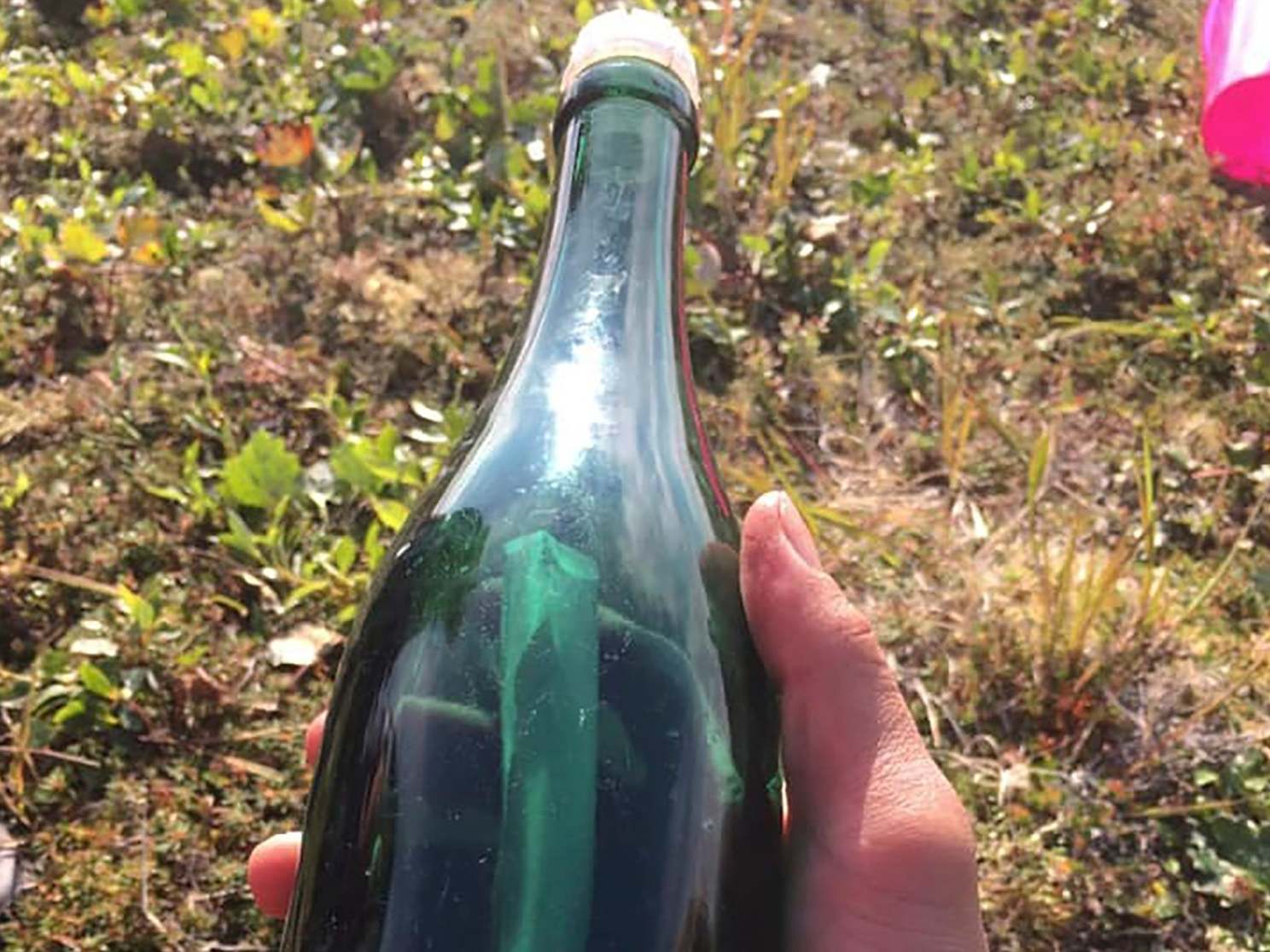 Tyler Ivanoff discovered a message in a bottle wrtitten by a Cold War Russian sailor in 1969 washed ashore near Shishmaref, in Alaska.