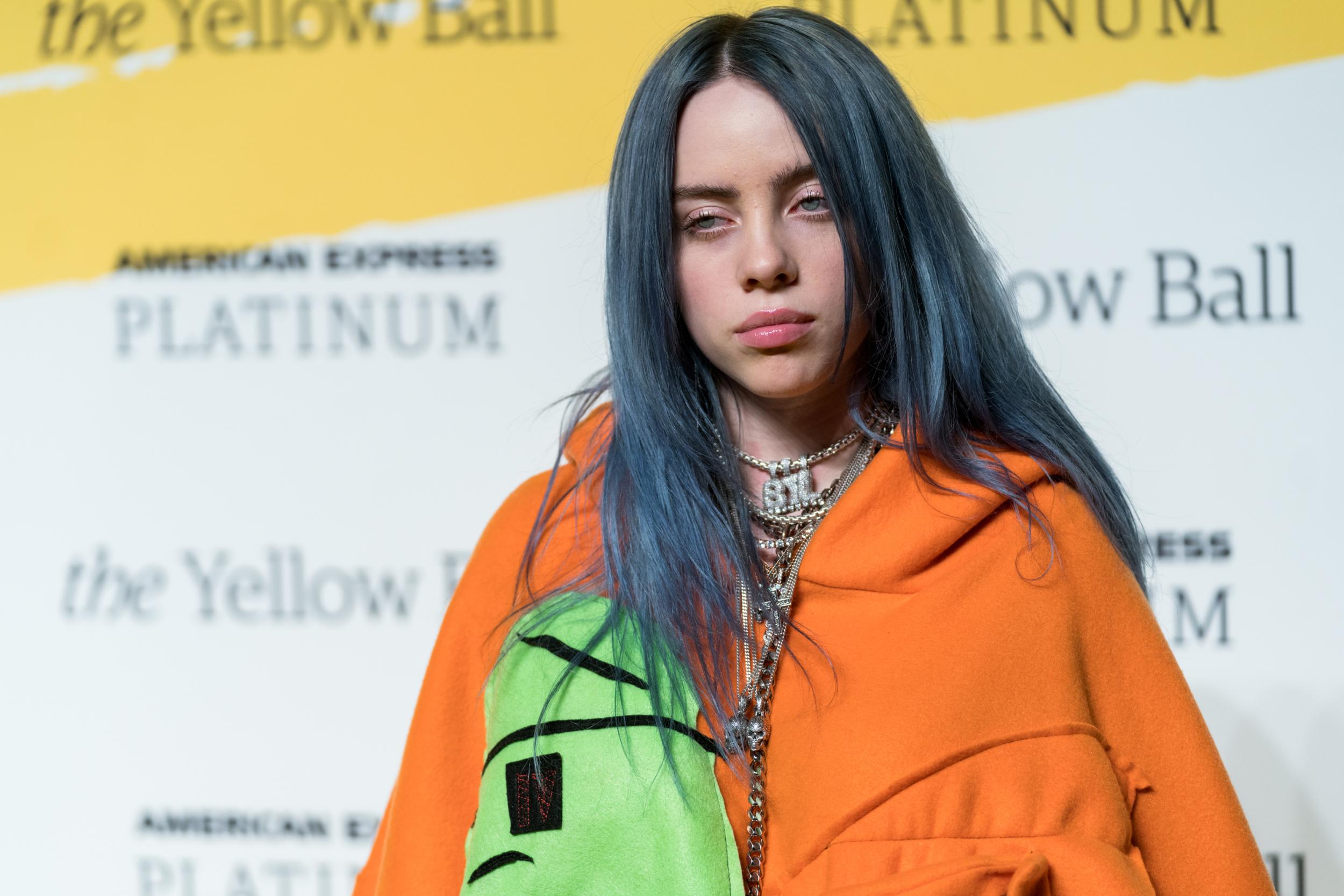 Singer Billie Eilish attends the Yellow Ball at the Brooklyn Museum on September 10, 2018 in New York City.