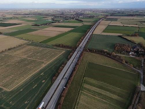 A44 autobahn in Germany