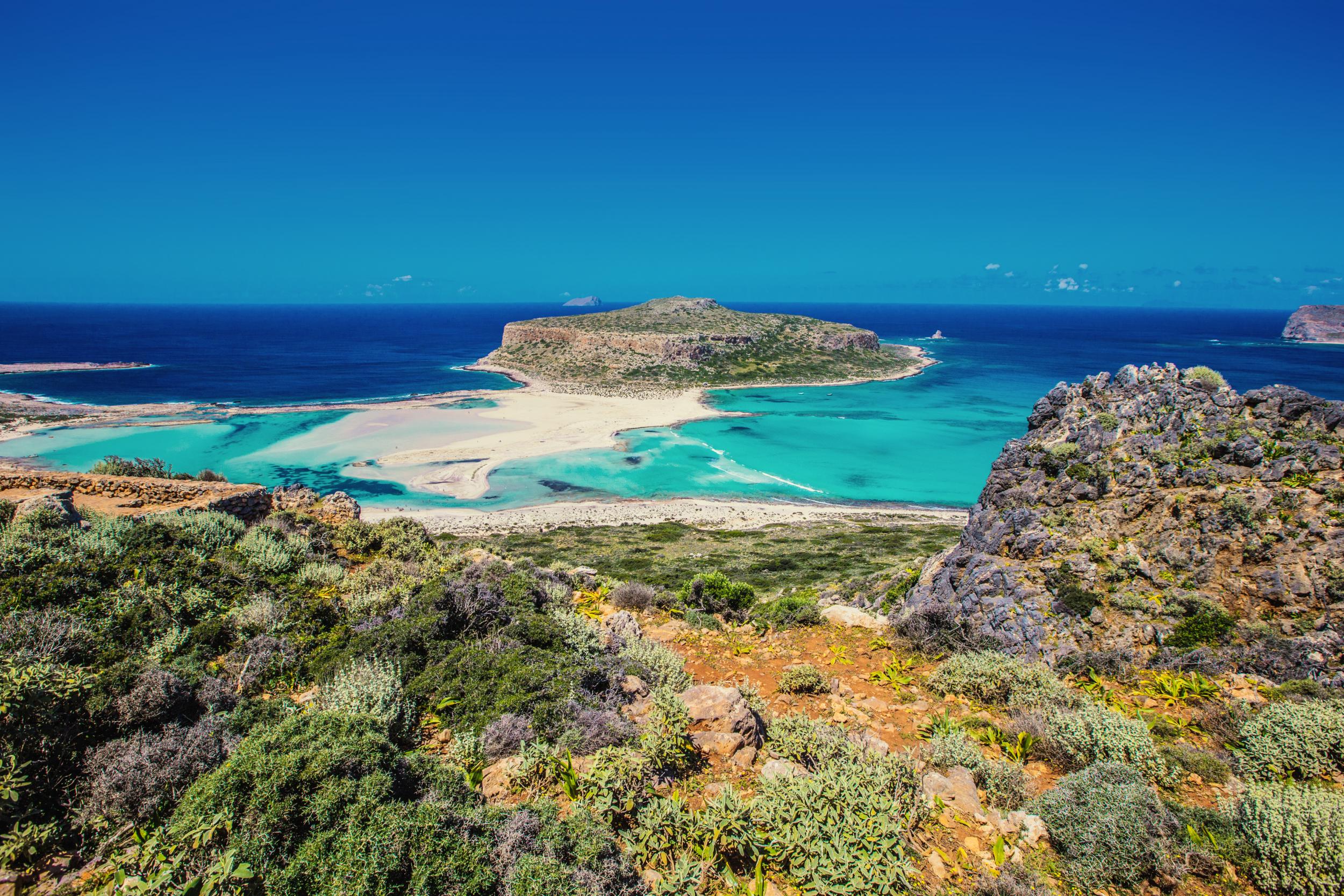 Balos Beach in Crete