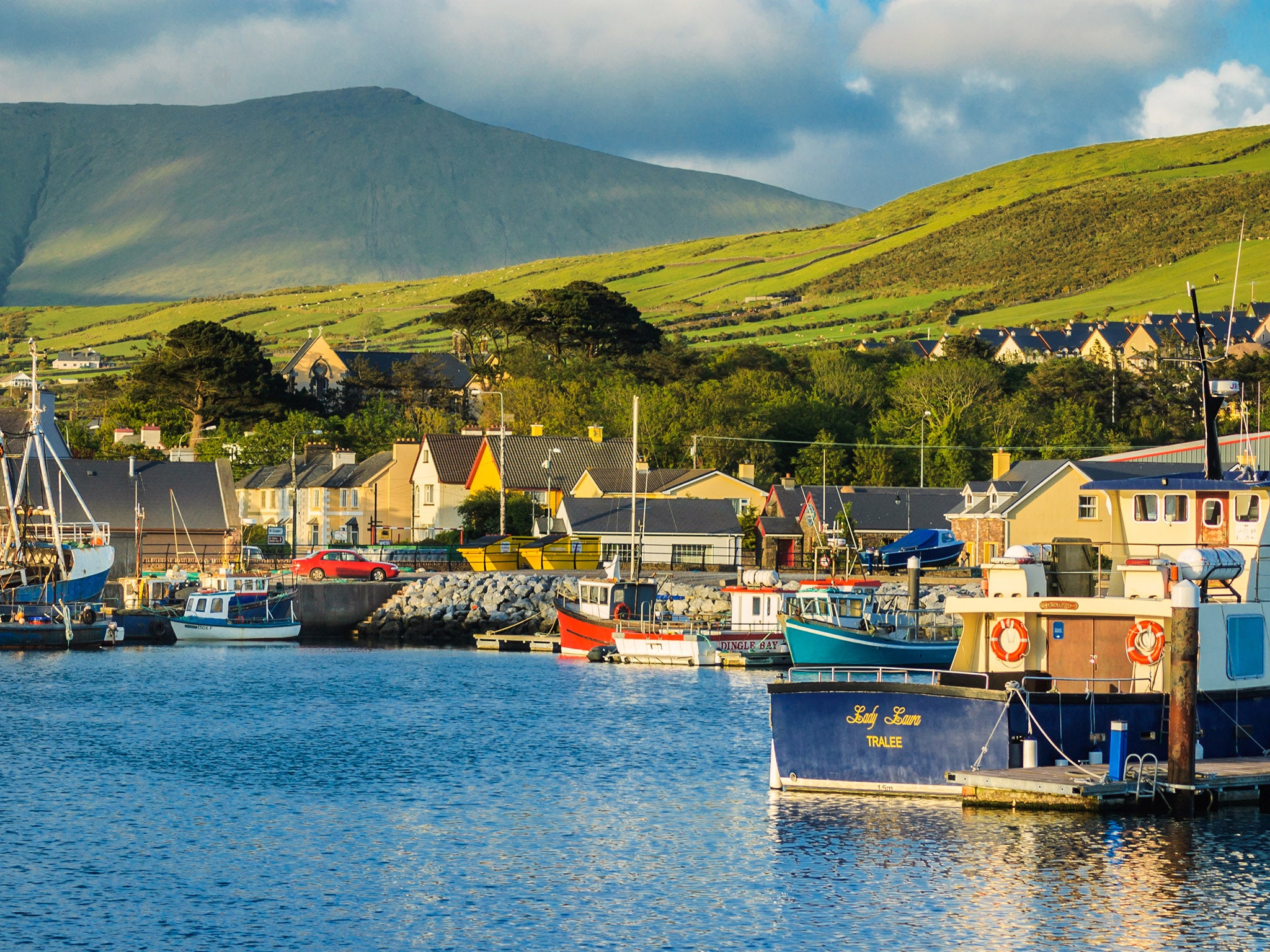 Enjoy traditional Irish music in the tourist town of Dingle