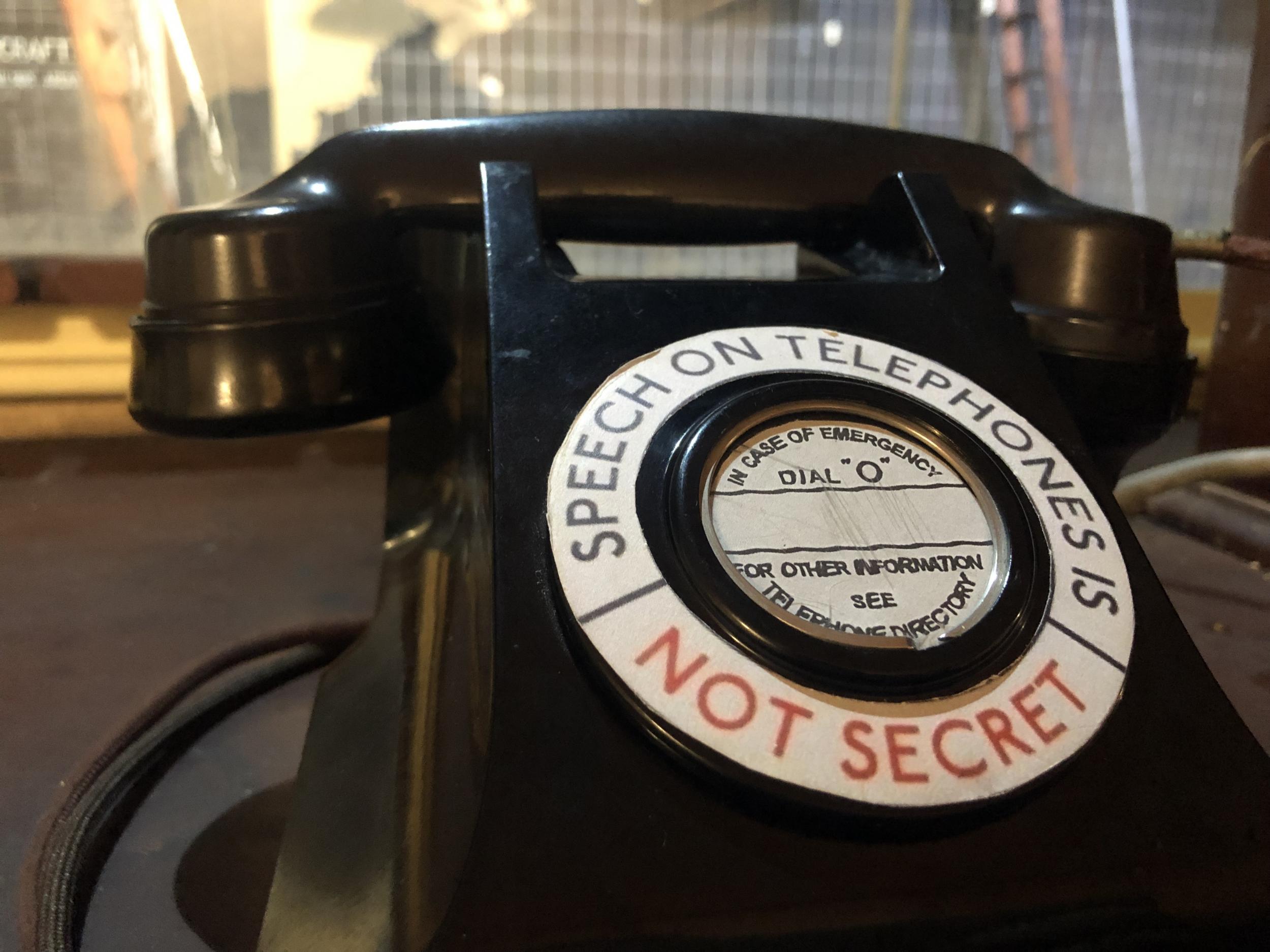 Dial D for Danger: one of the artefact at the Western Approaches command centre