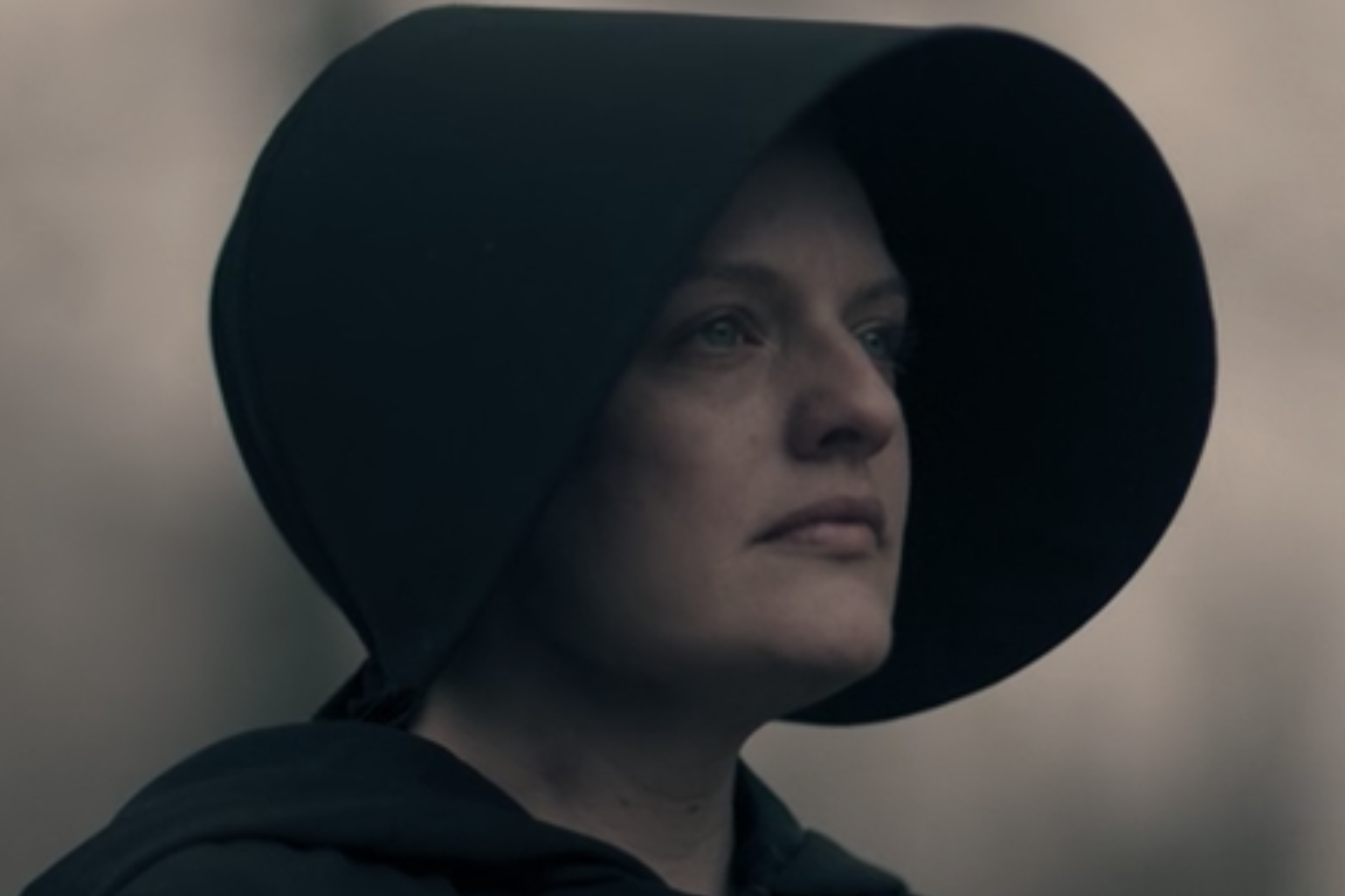 Elisabeth Moss as June Osborne in The Handmaid's Tale season three episode 12.