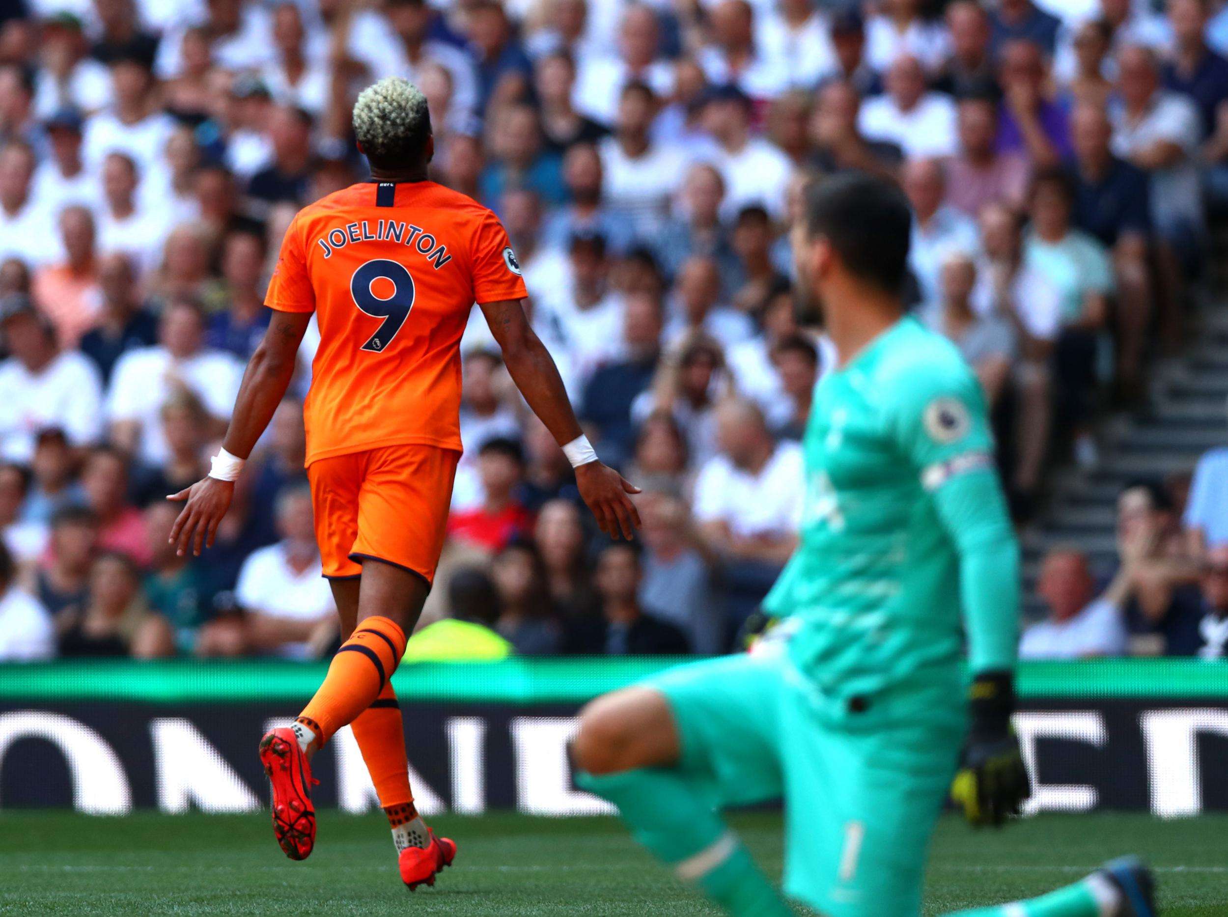 Joelinton celebrates putting Newcastle in front