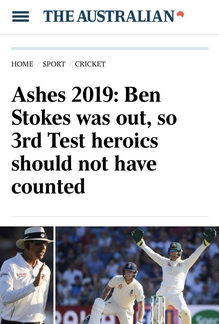 Sections of the Australian press weren’t pleased with Joel Wilson’s decision