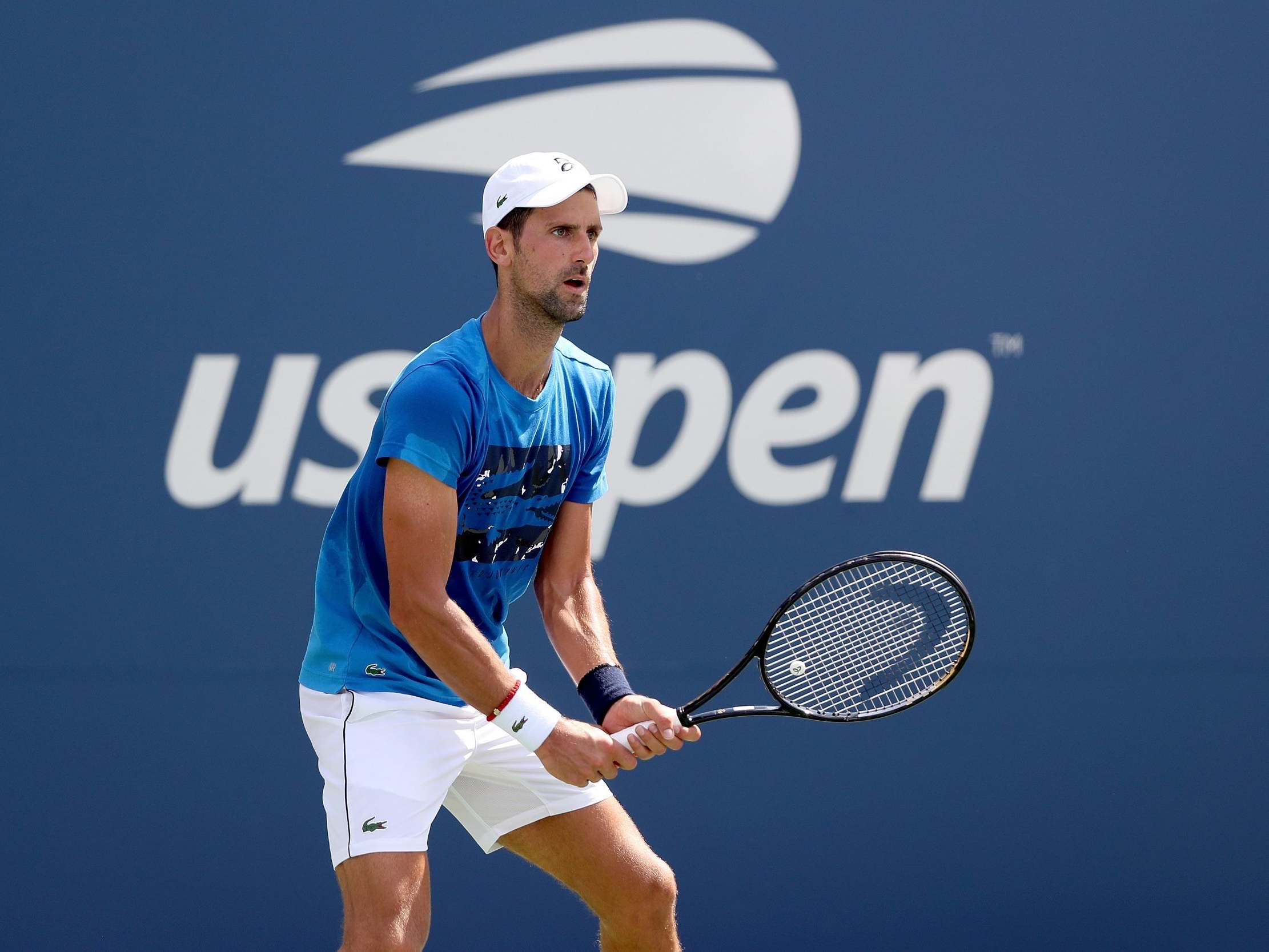 Novak Djokovic is defending his US Open title