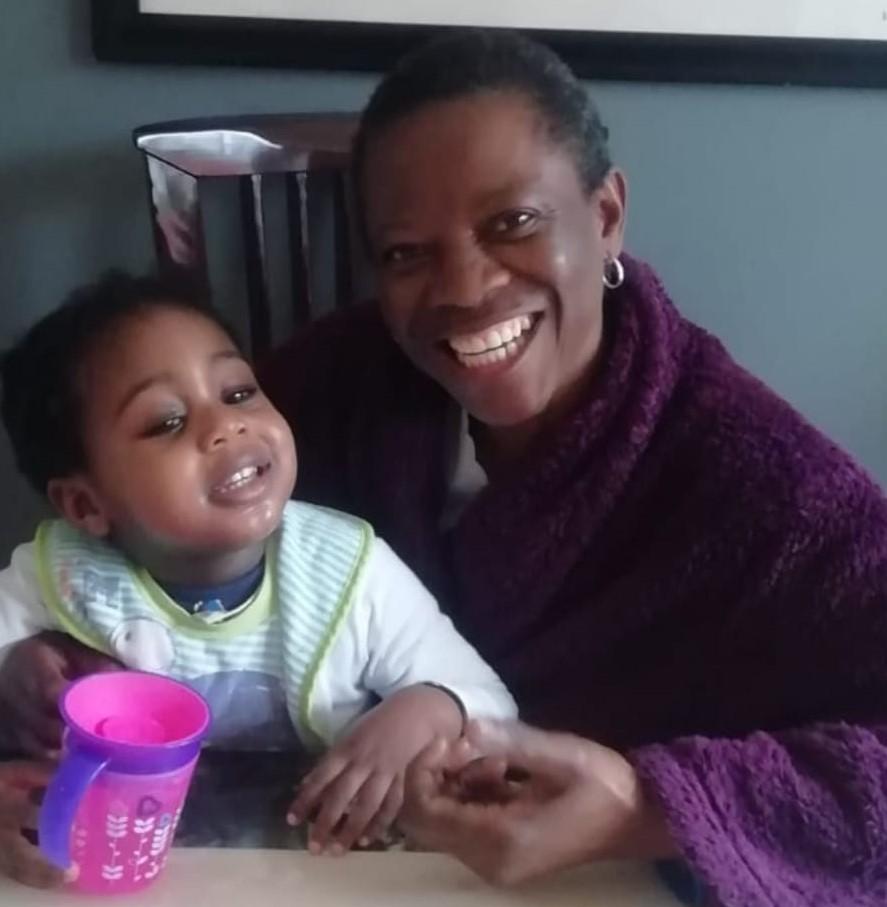 Cecilia (right) was hoping her father Paul would be able to meet his three-year-old great granddaughter, Ariella (left), for the first time