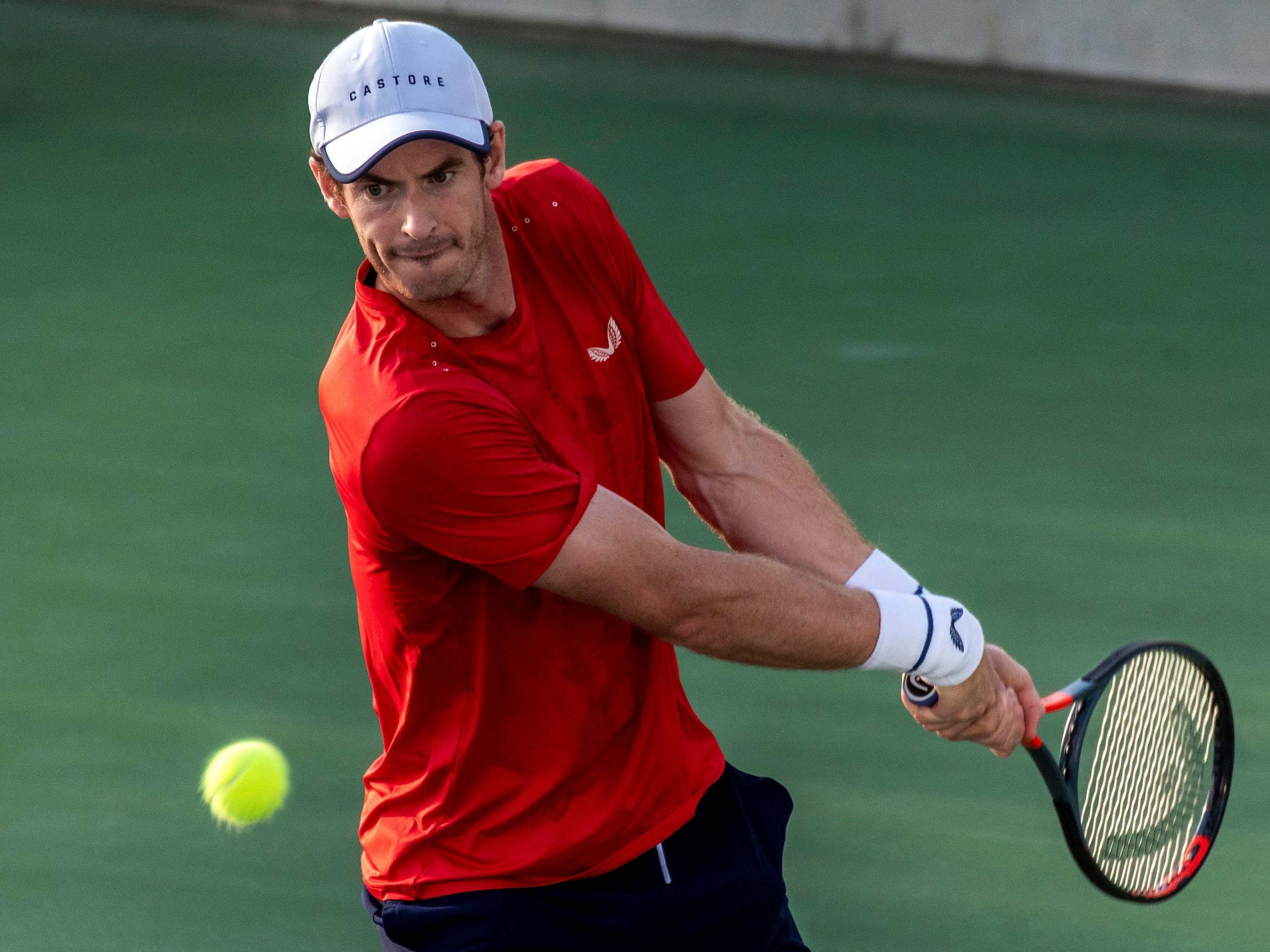 Andy Murray is stepping up his comeback