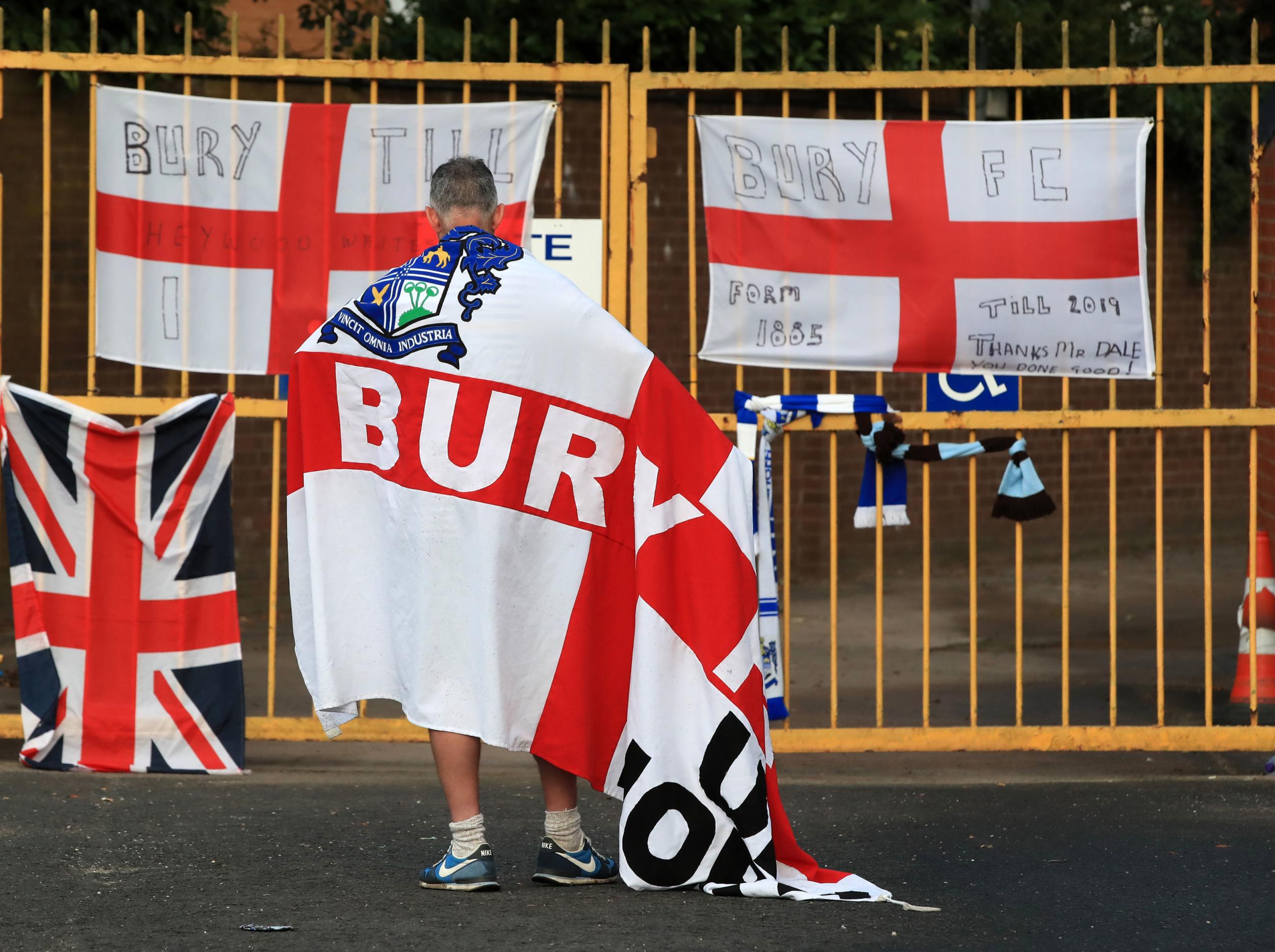 Bury fans have discussed how to restart the club from scratch and remain at Gigg Lane