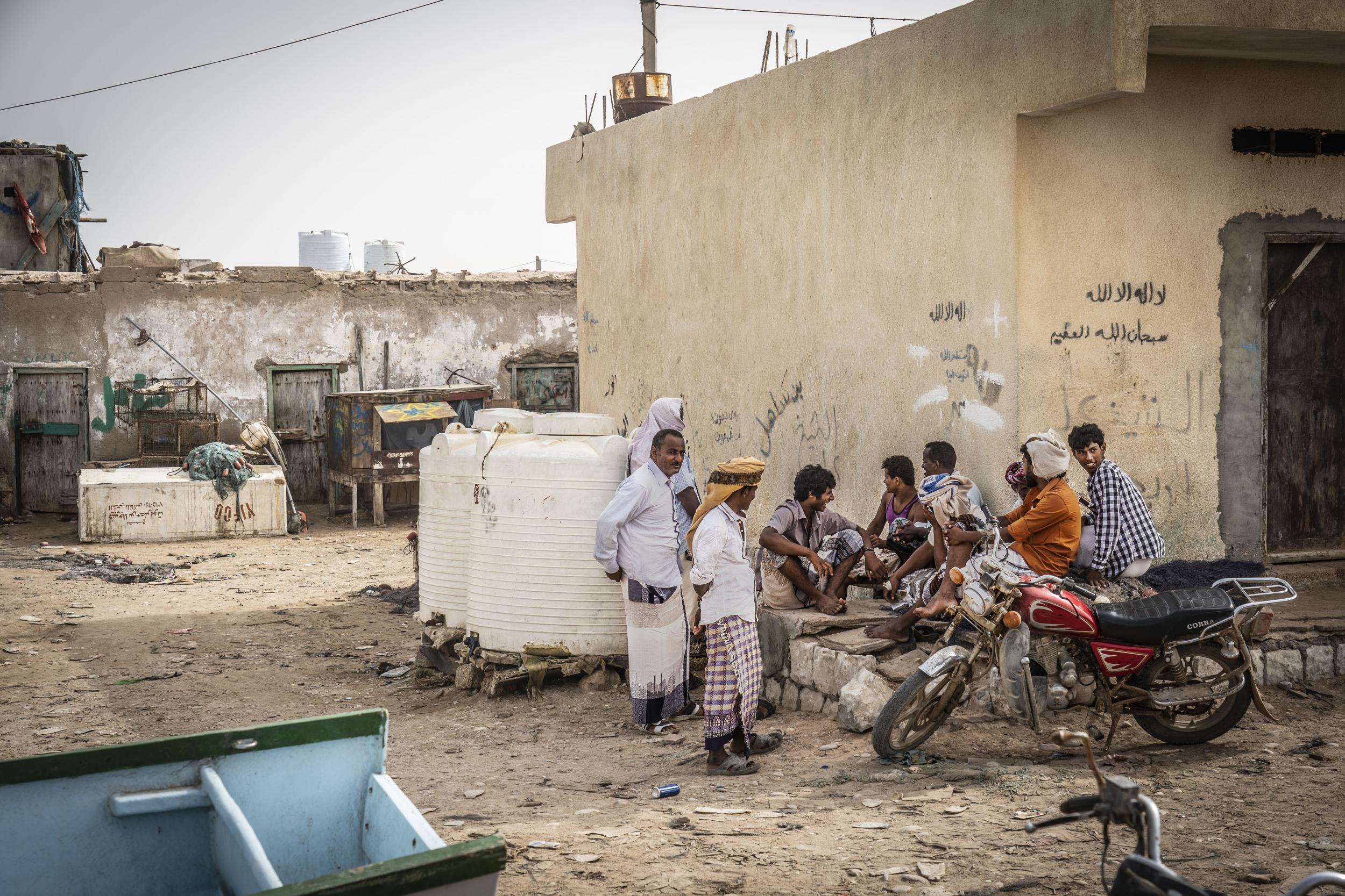 Fishing communities in Mahra, east Yemen where many say they are angered by the presence of Saudi forces