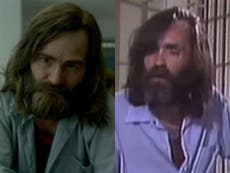 Charles Manson's Mindhunter scene side-by-side with real interview