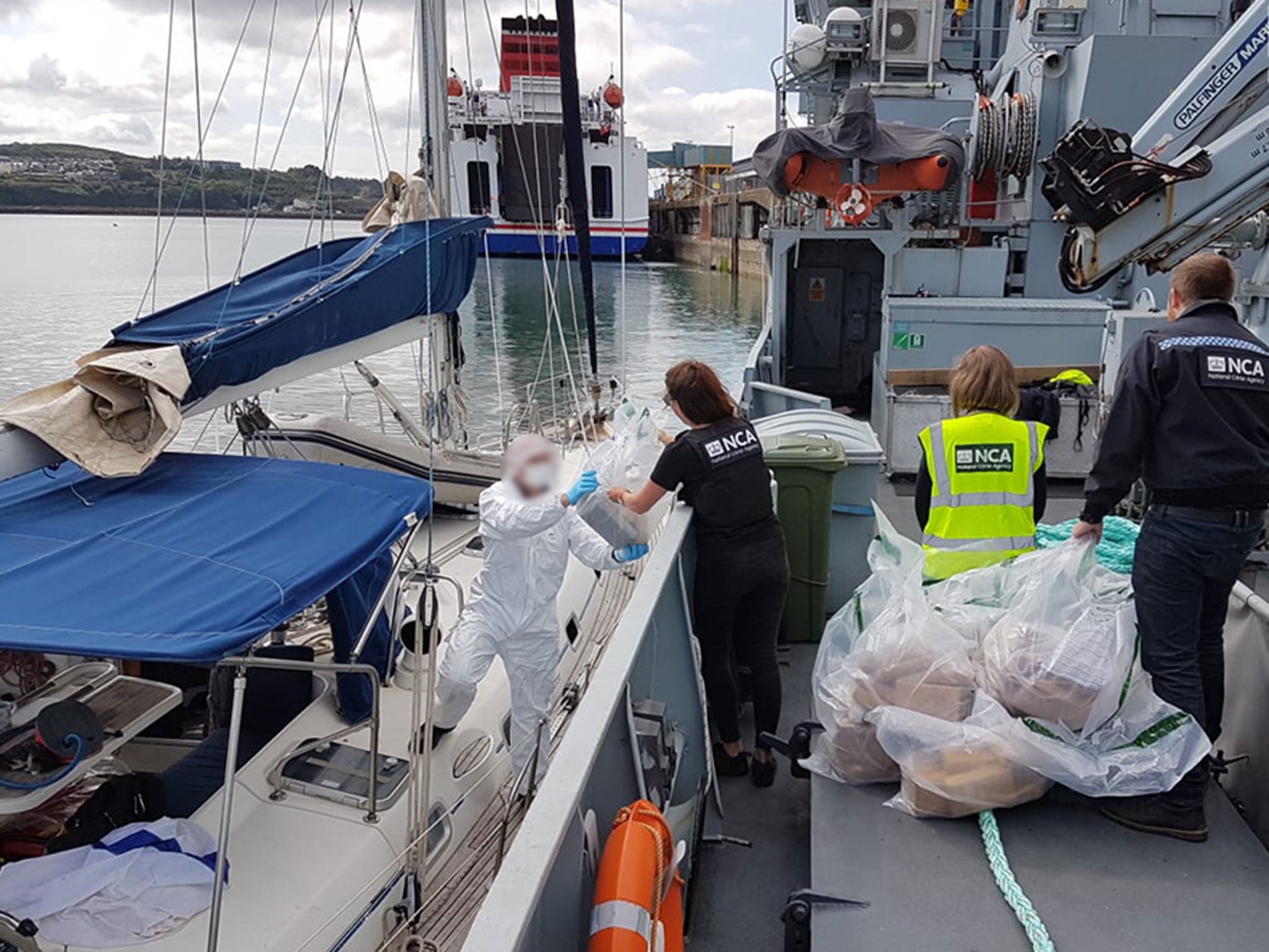 The yacht was seized off the coast of Wales on Tuesday