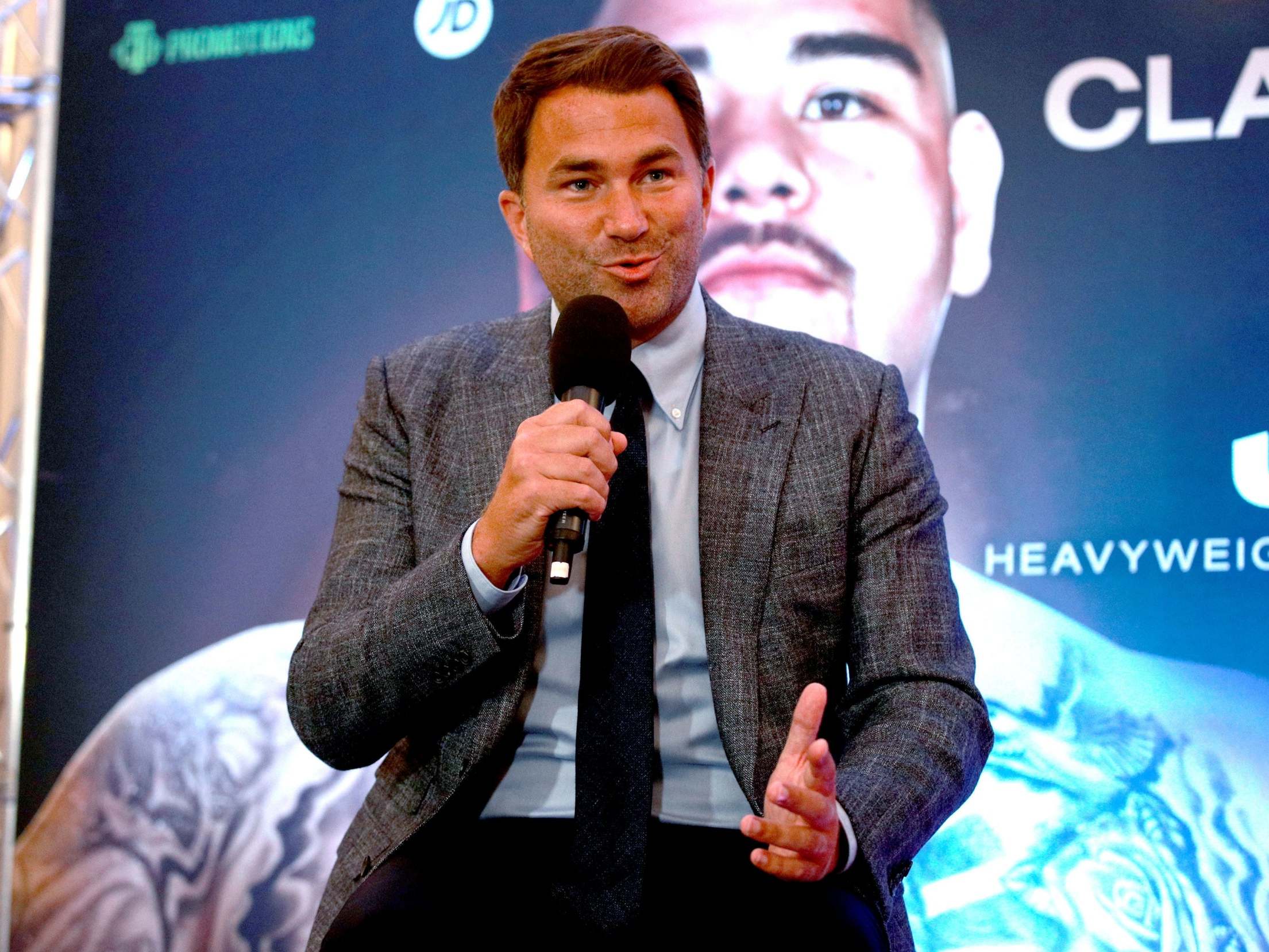 Eddie Hearn has snapped the American up