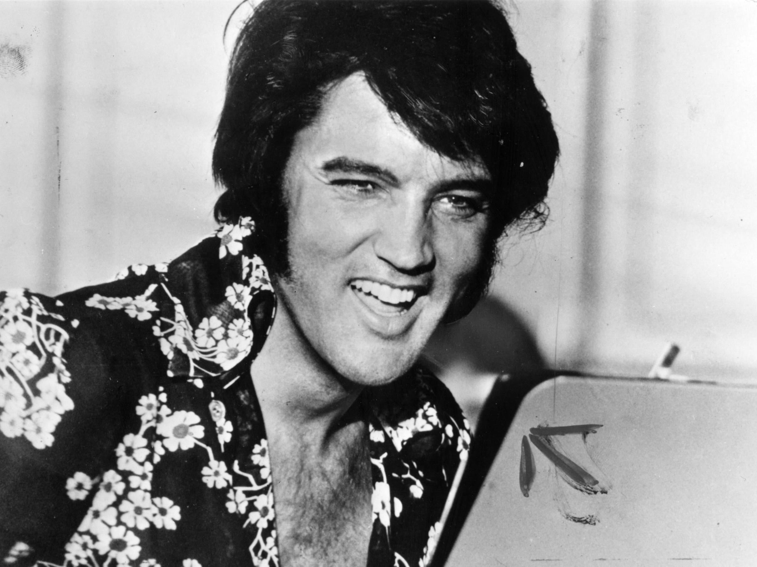 Elvis Presley's hair was to be envied in a poll of 2,000 adults