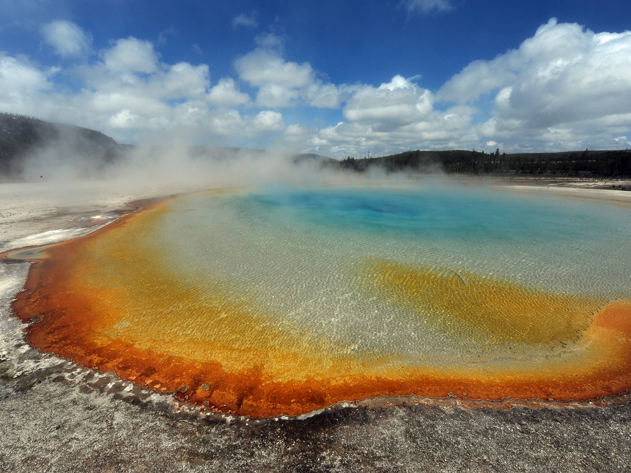 Yellowstone’s yet-to-erupt super-volcano: eruptions have led to sudden and massive global warming events in the past