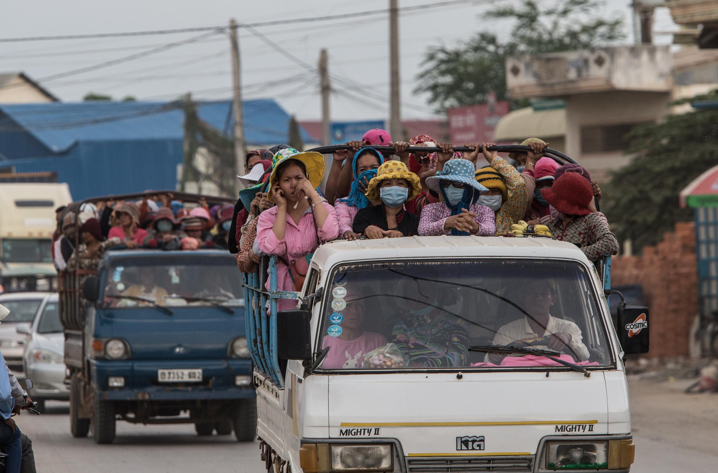 Millions of people across Asia work in garment factories, enduring long hours and earning as little as $100 a month (Getty)