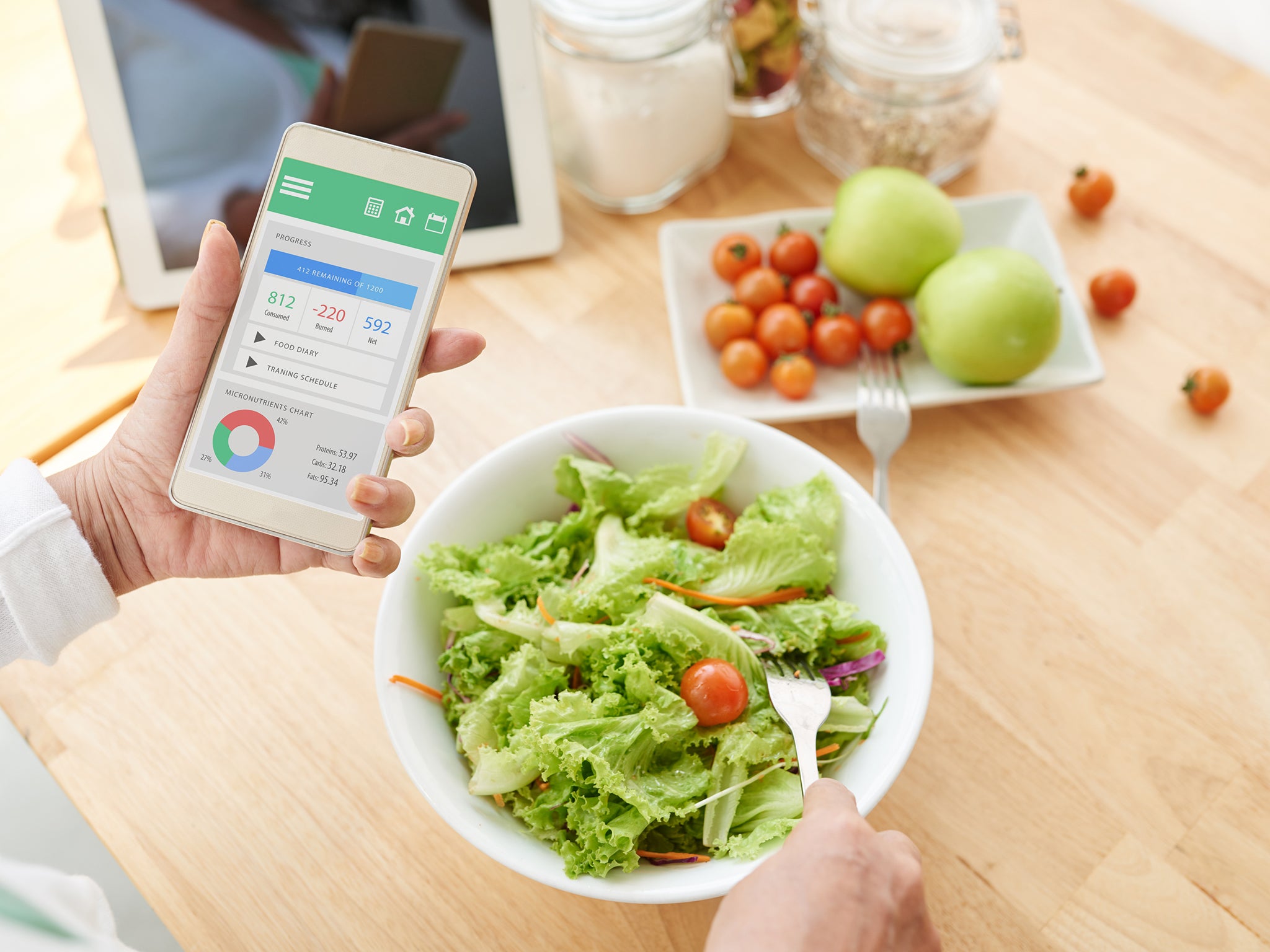 Calorie counting apps make it easier to obsess about what we have or have not achieved with our fitness (Getty/iStock)