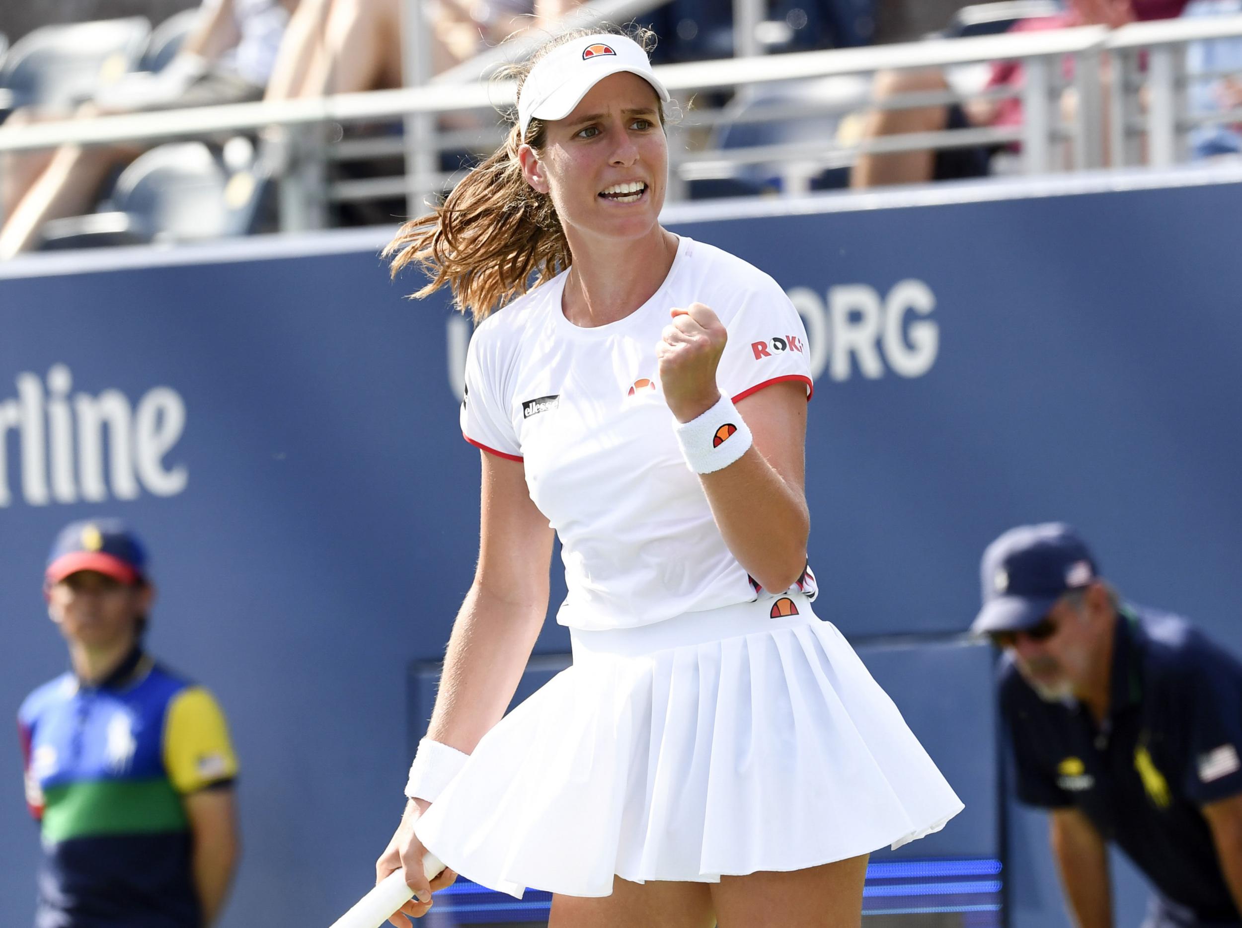 Jo Konta is into the second week of another Slam