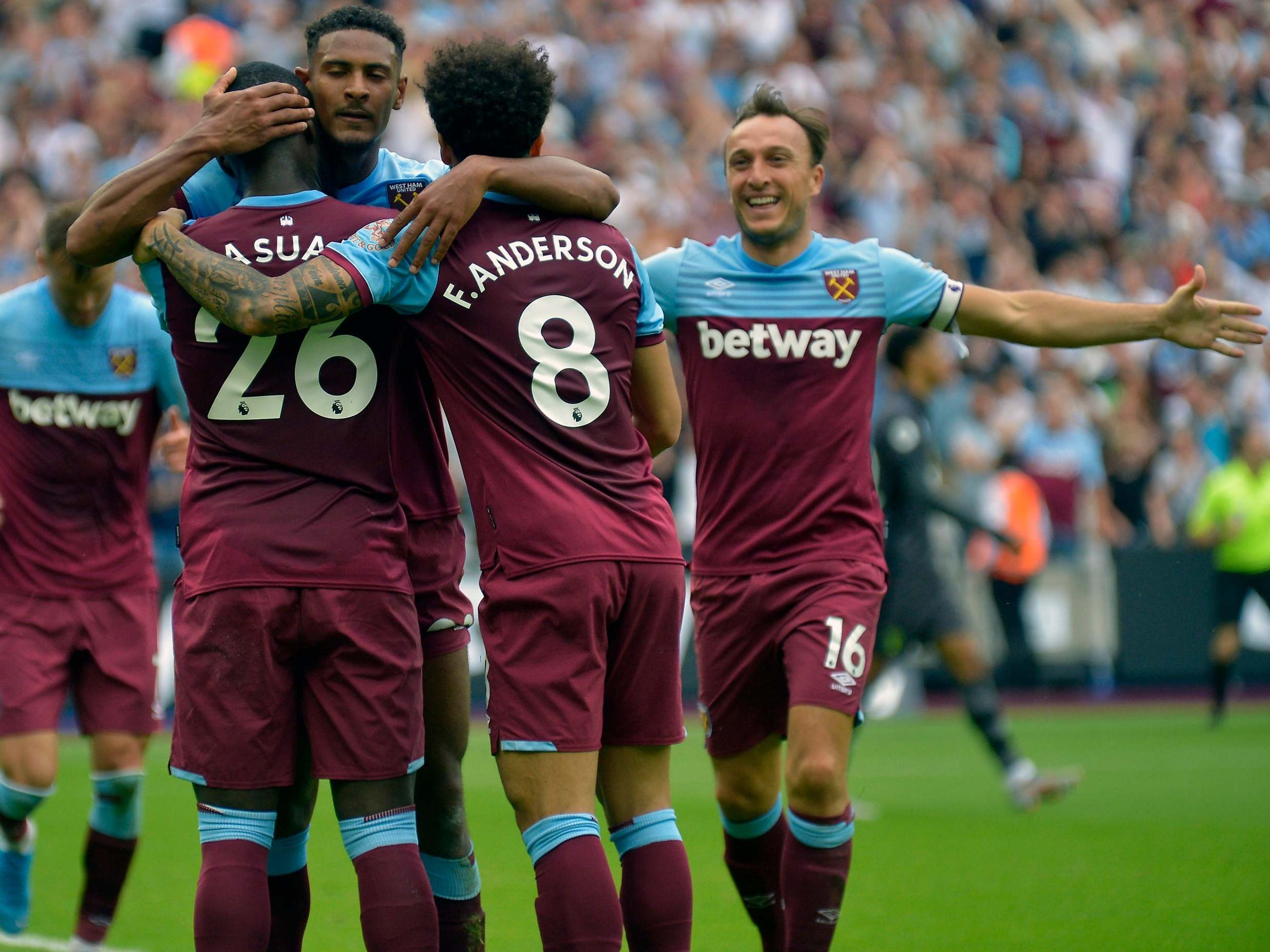 Sebastien Haller scored twice to give West Ham a 2-0 win over Norwich