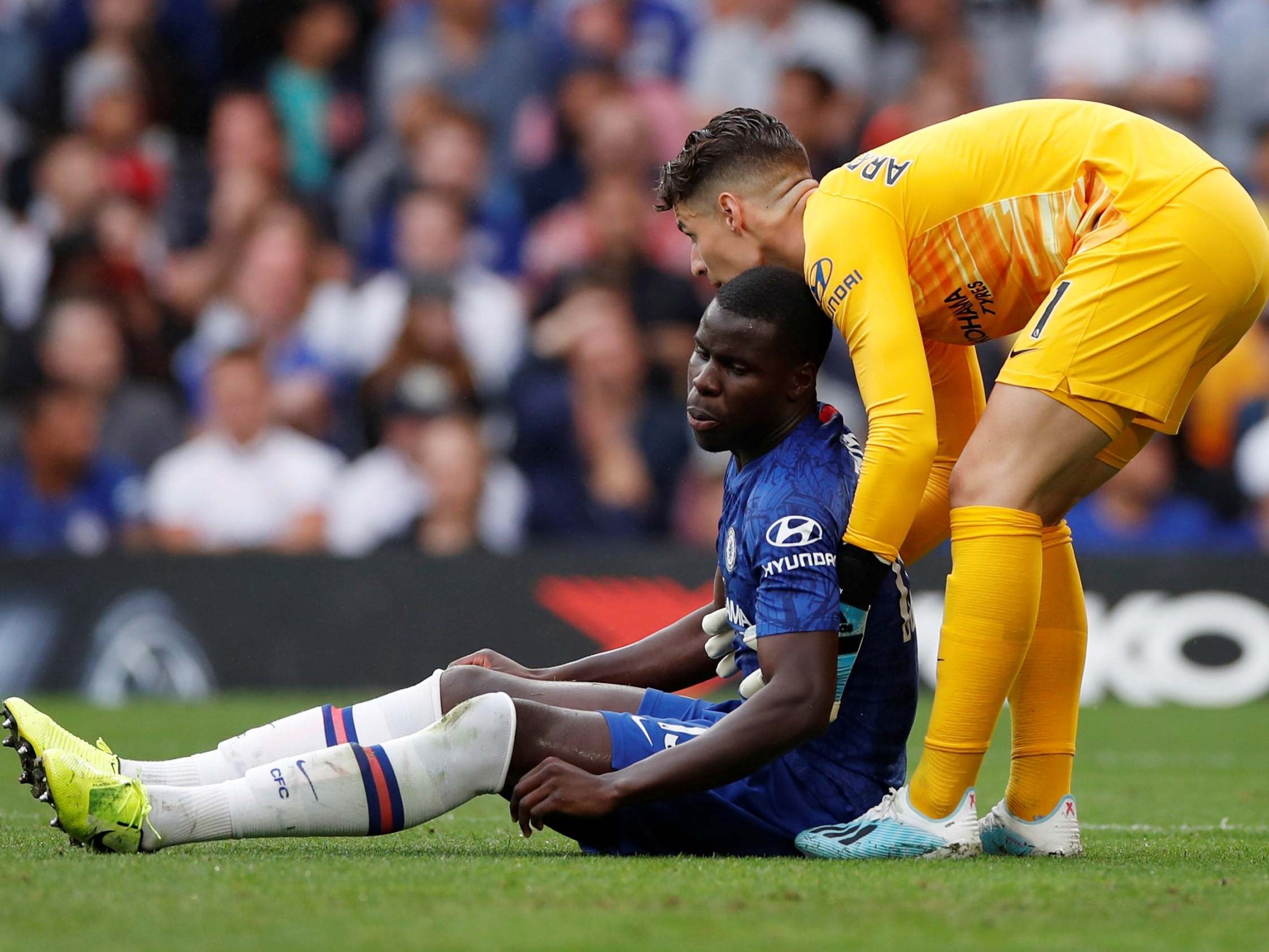 Kurt Zouma scored an own-goal to cost Chelsea victory