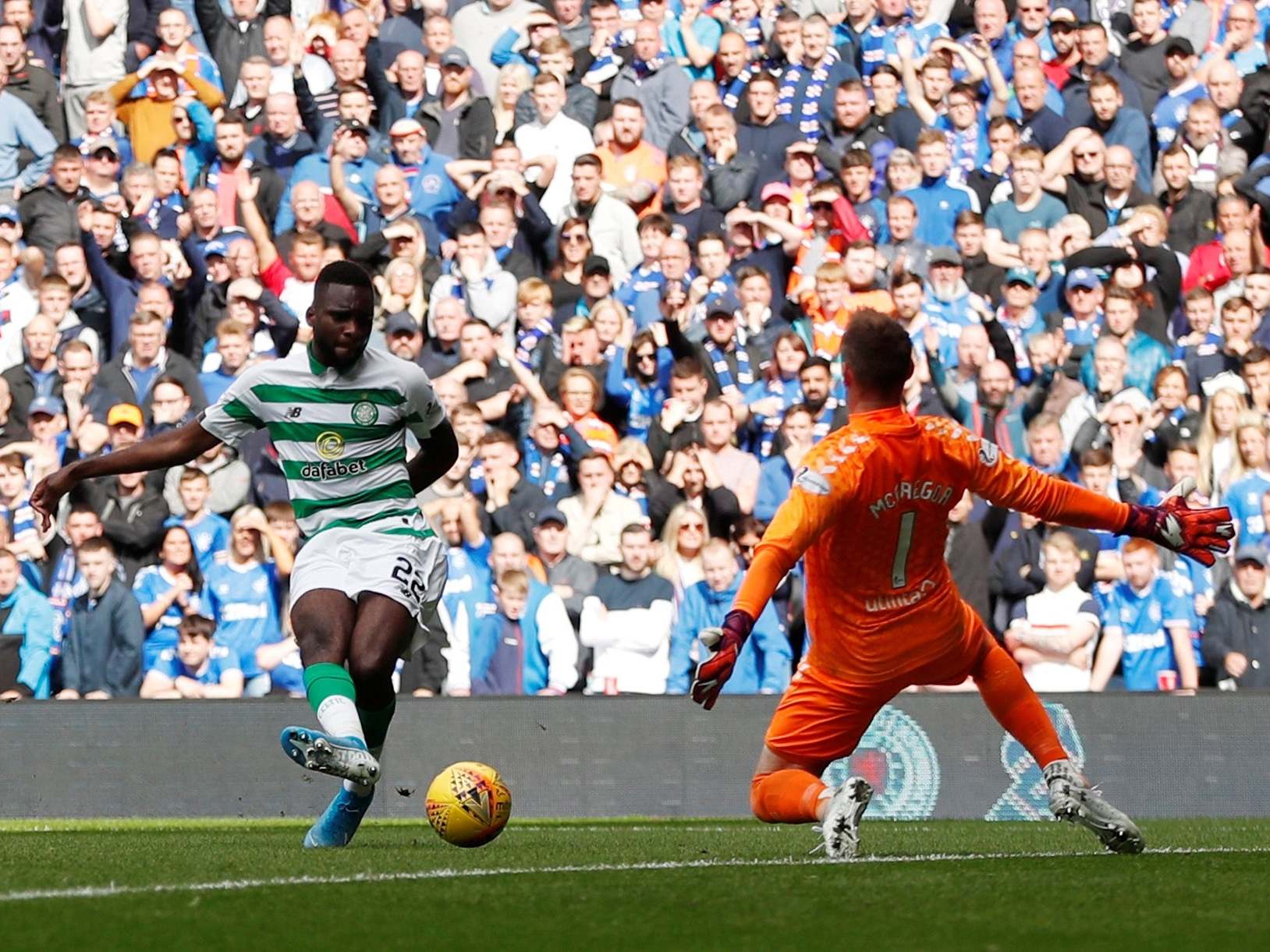 Odsonne Edouard puts Celtic ahead of Rangers