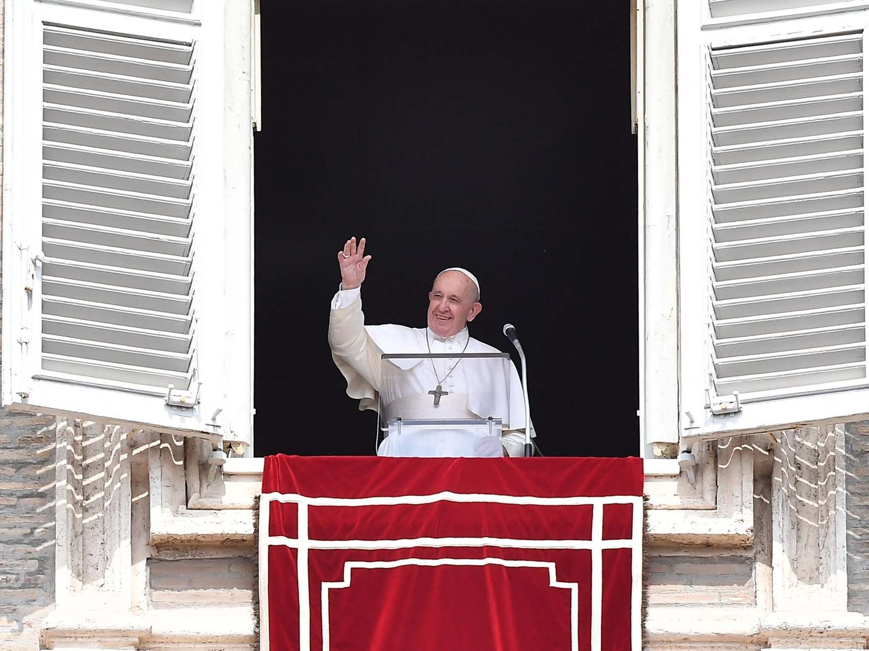 Pope Francis was rescued by firefighters after his elevator moment last week