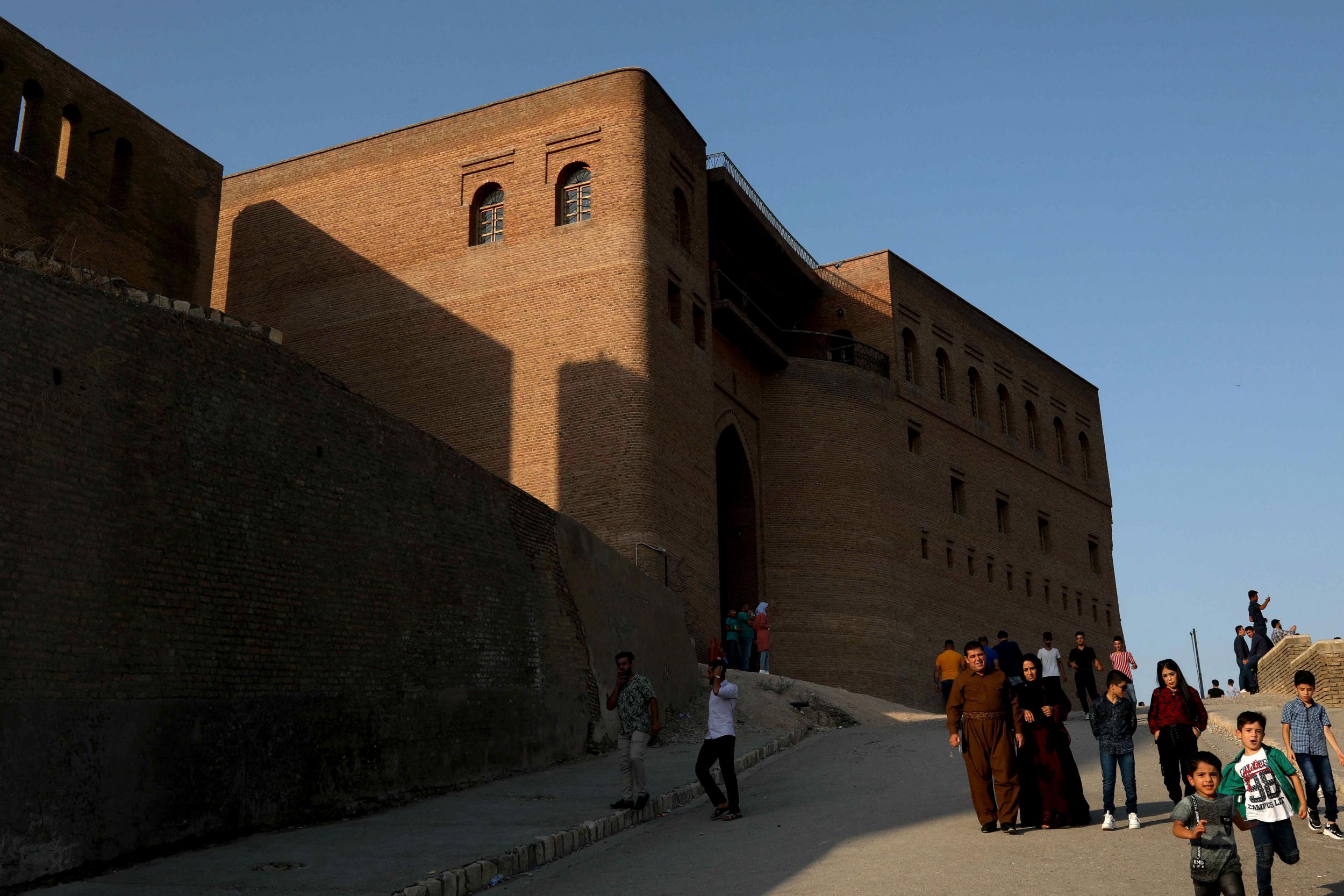 The incident occurred in the car park of the Irbil Court of Law after the couple’s fourth divorce session