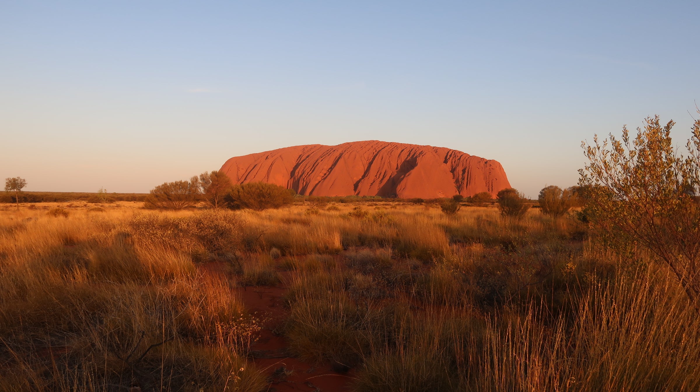 Uluru at sunset