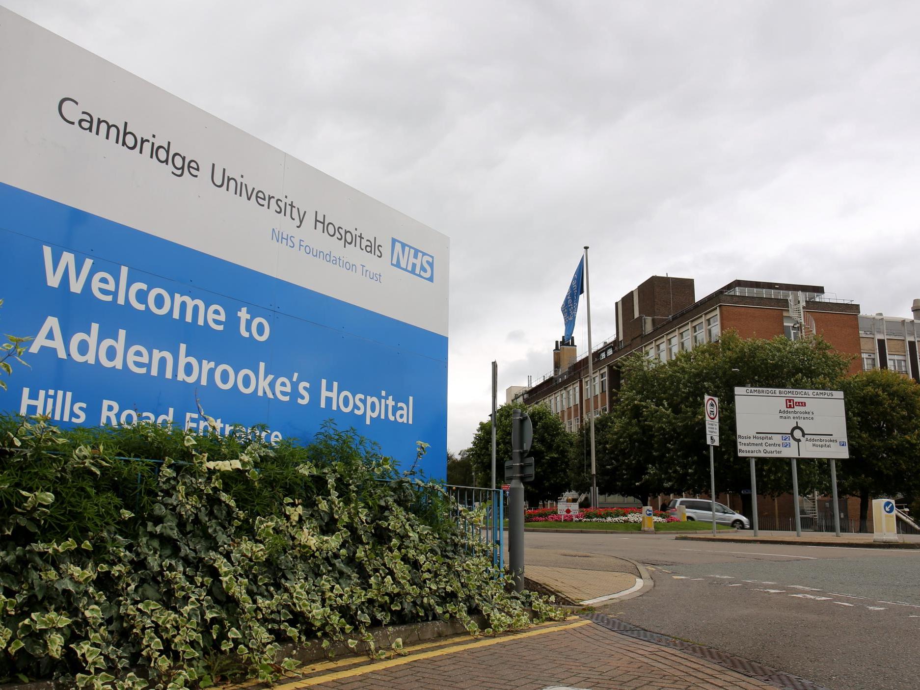 Six hospital staff members were treated in A&E after an 'unknown substance' spilled in a laboratory