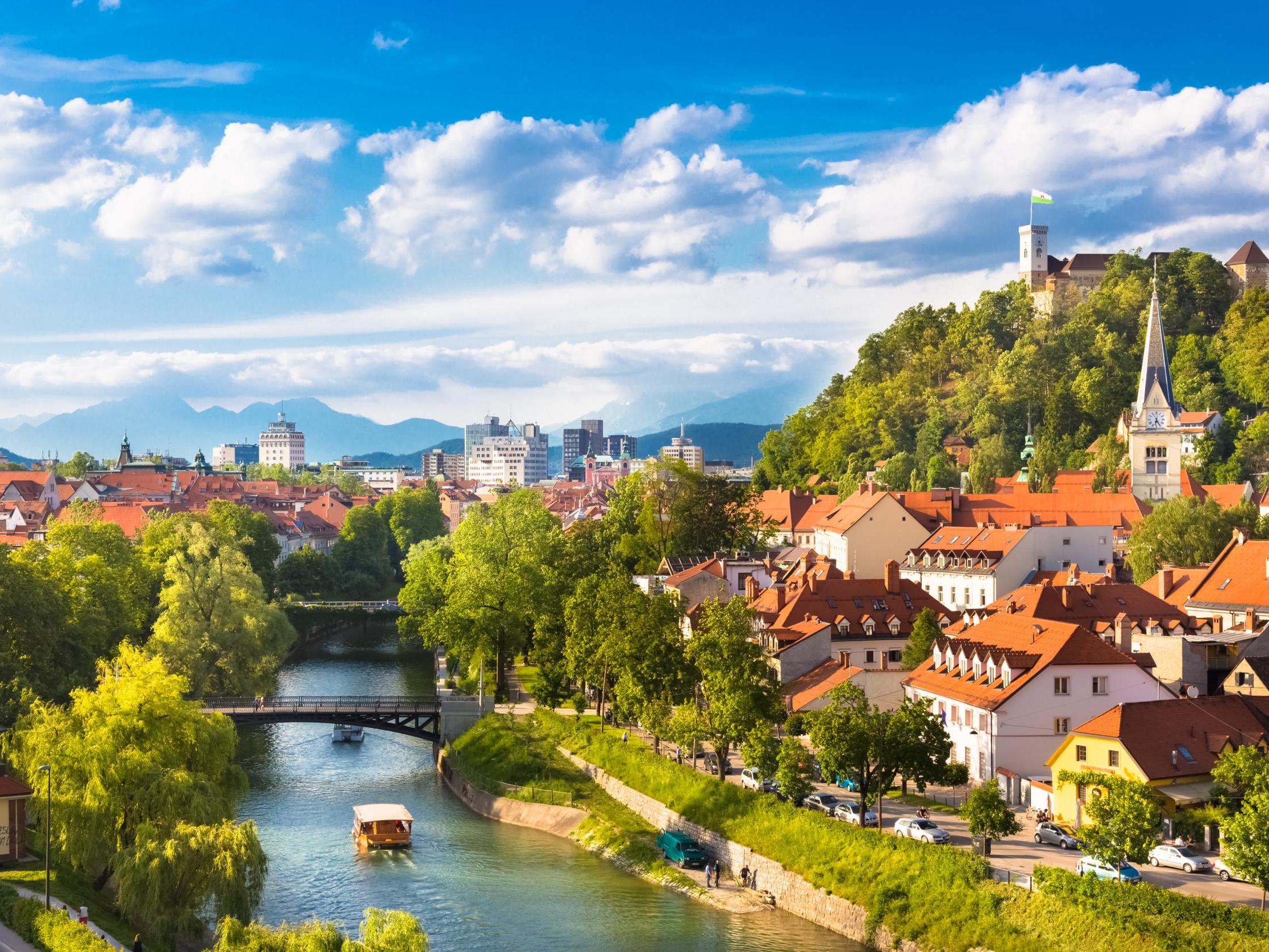 Ljubljana, the capital of Slovenia