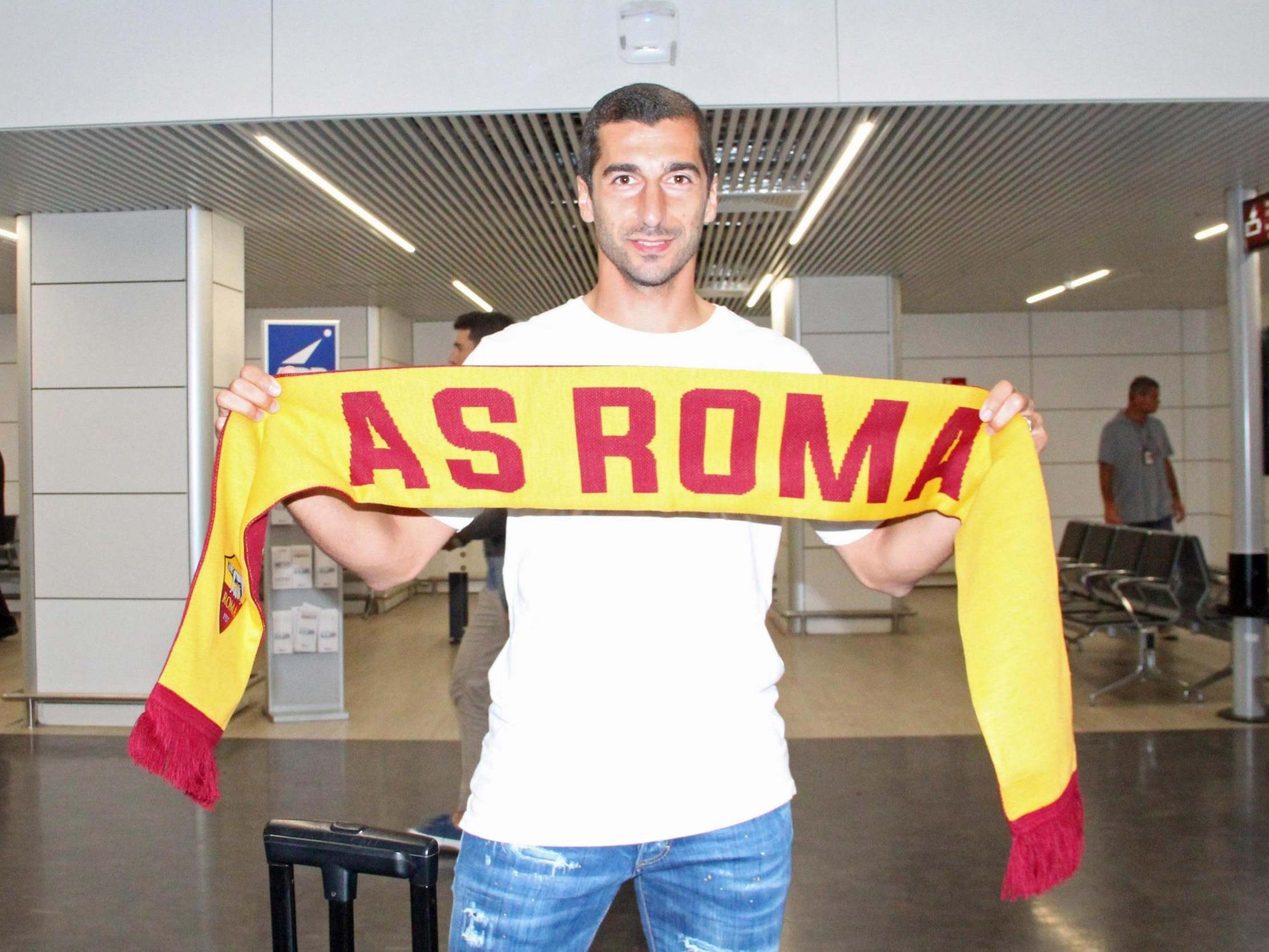 Henrikh Mkhitaryan joined Roma from Arsenal on a season-long loan deal