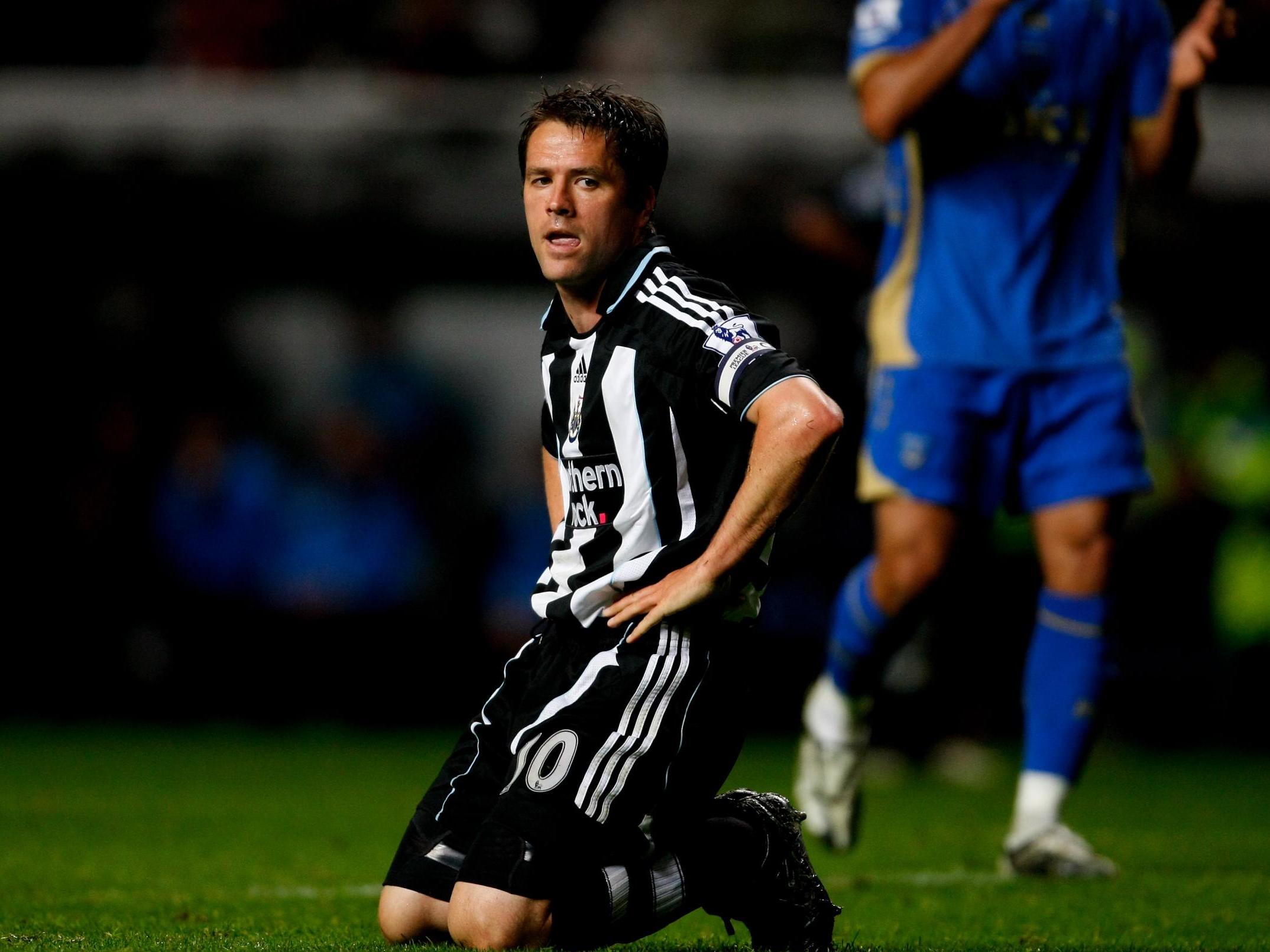 Michael Owen endured a tough spell with Newcastle