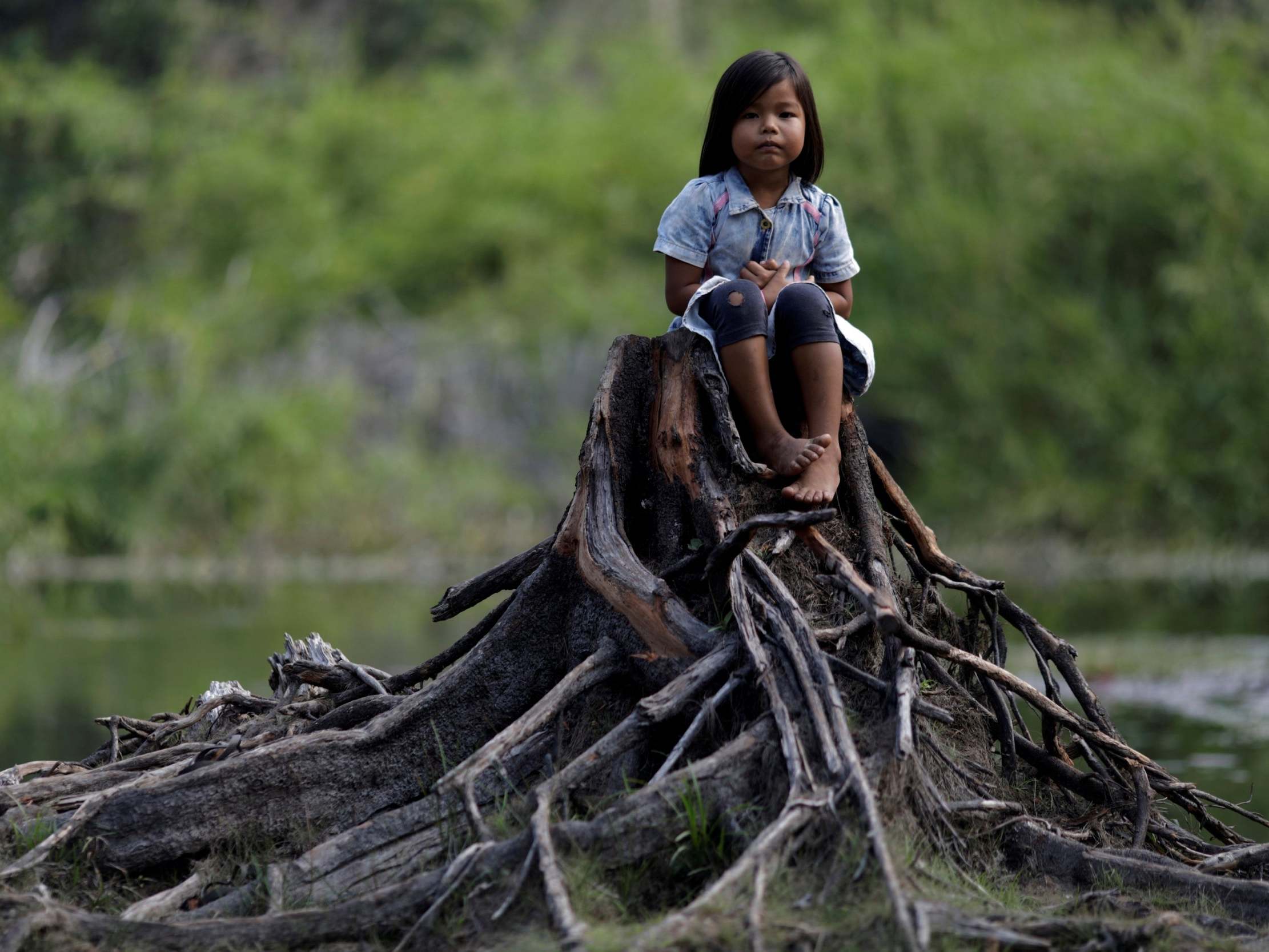 Families within the tribes rely on fire to fulfil daily routines (Reuters)