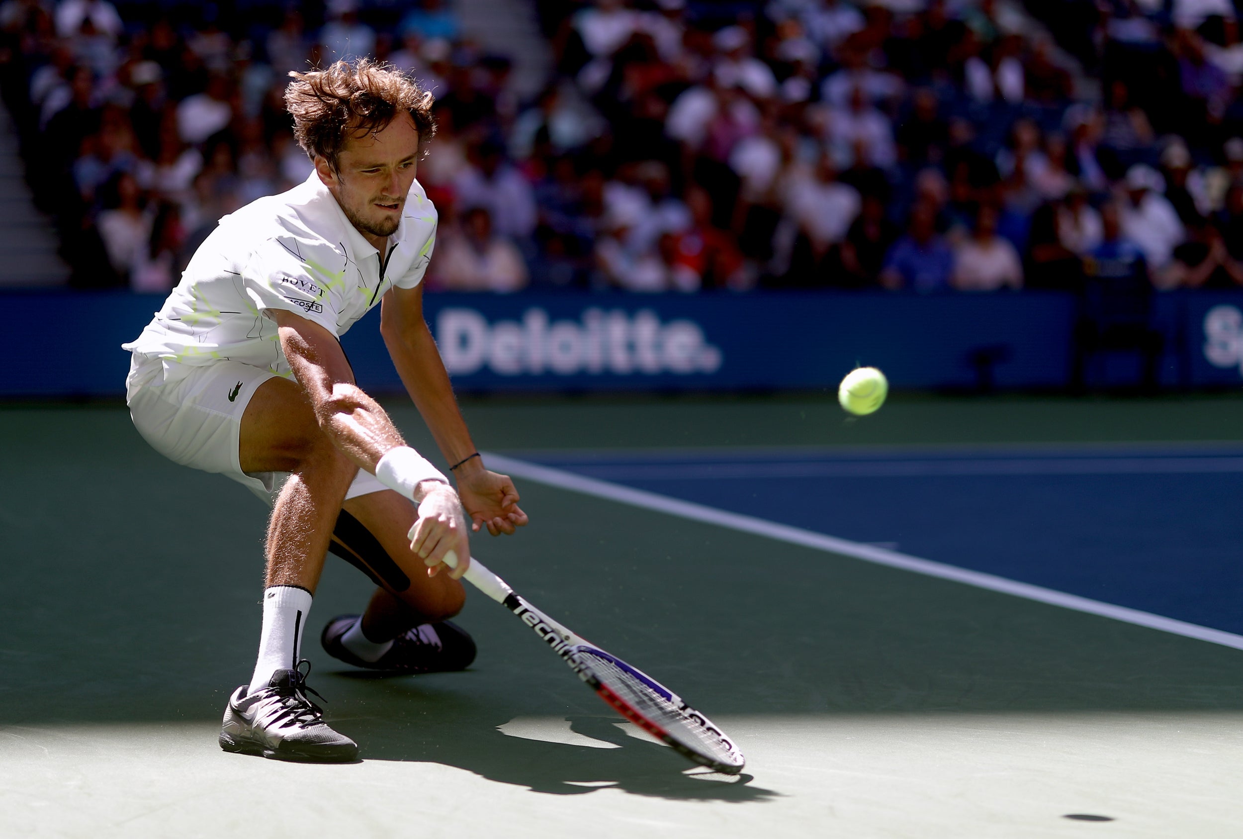 The Russian was in fine form vs Stan Wawrinka (Getty)