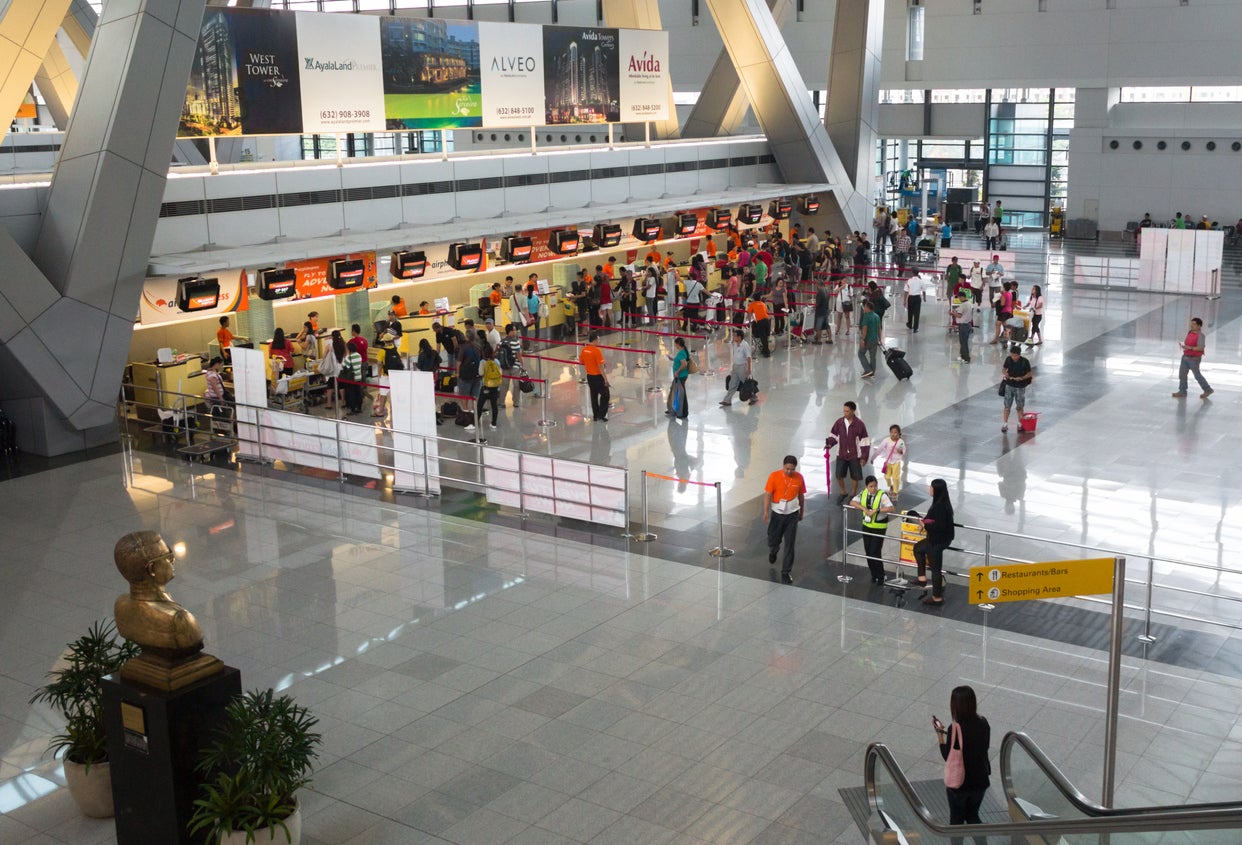 The woman was caught at Ninoy Aquino International Airport