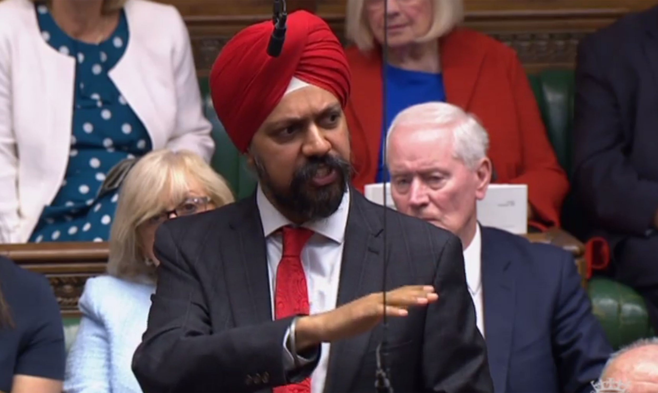 Tanmanjeet Singh Dhesi berates Boris Johnson