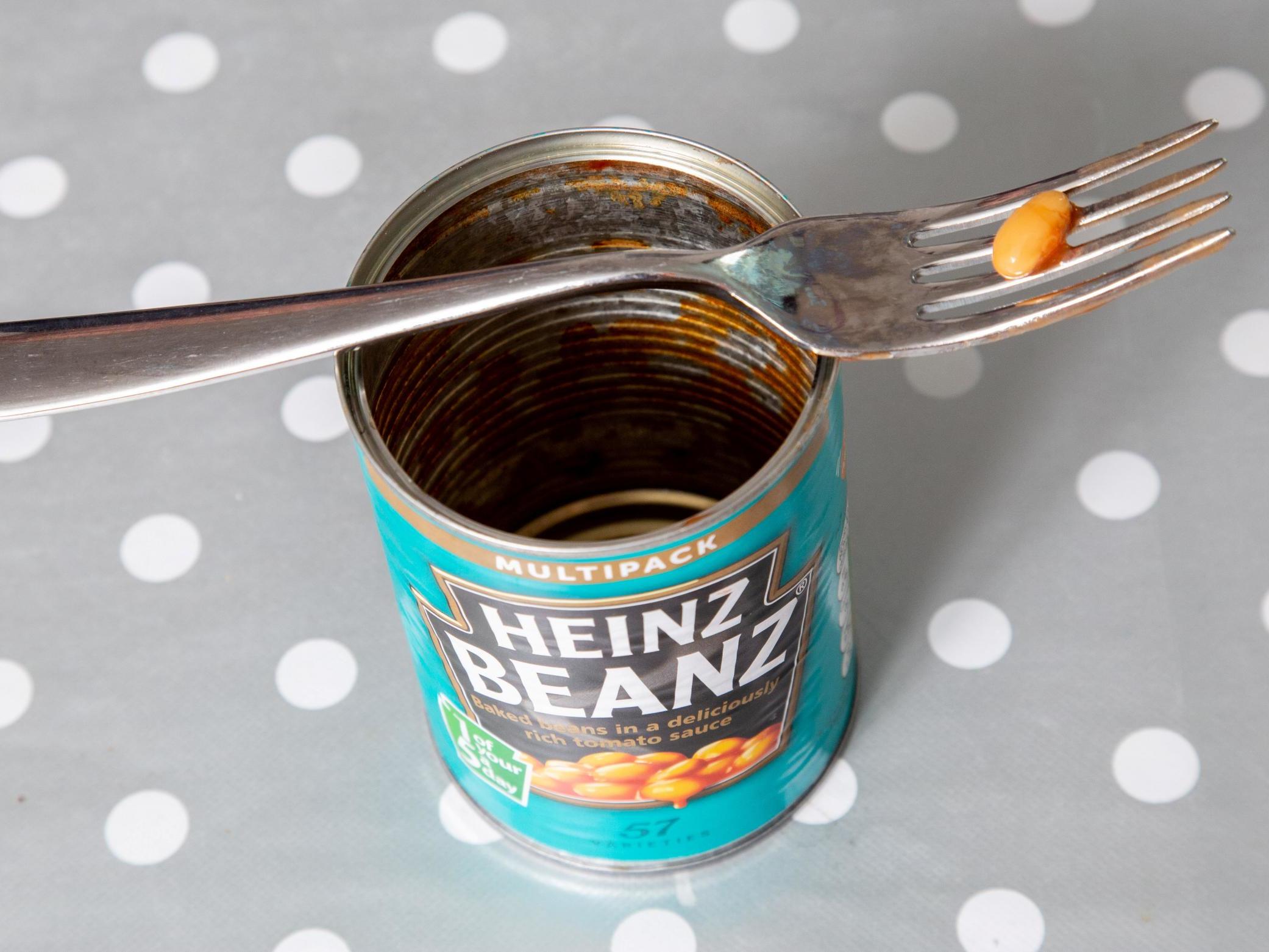 Bristol-based councillor Steve Smith was shocked to discover only one bean and bean juice after opening a tin of Heinz baked beans.