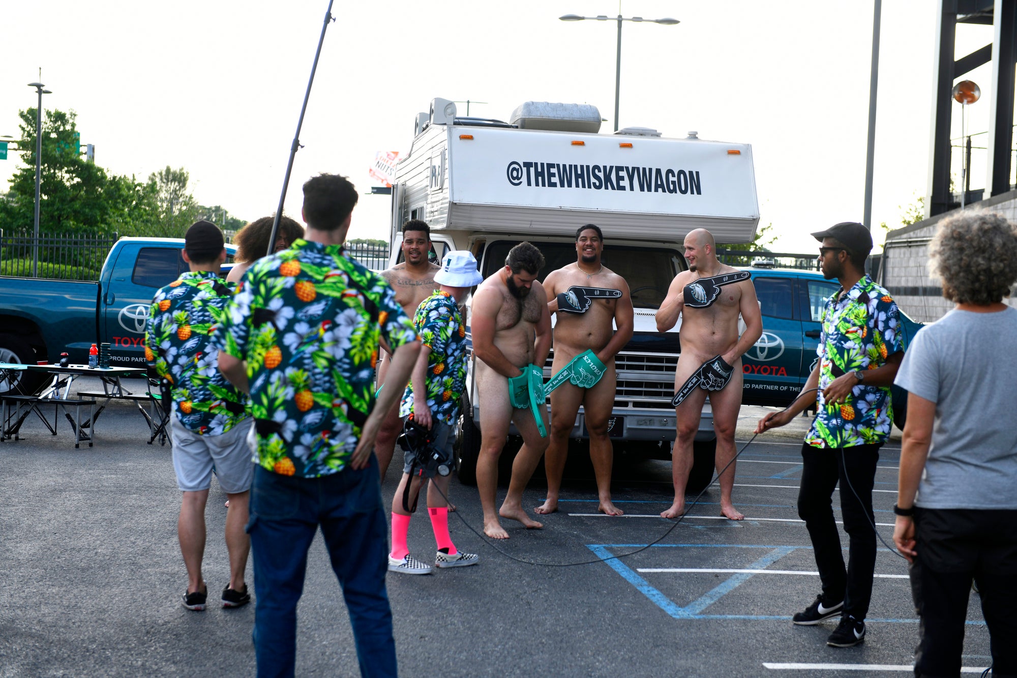 The Philadelphia Eagles participated in ESPN's annual Body Issue