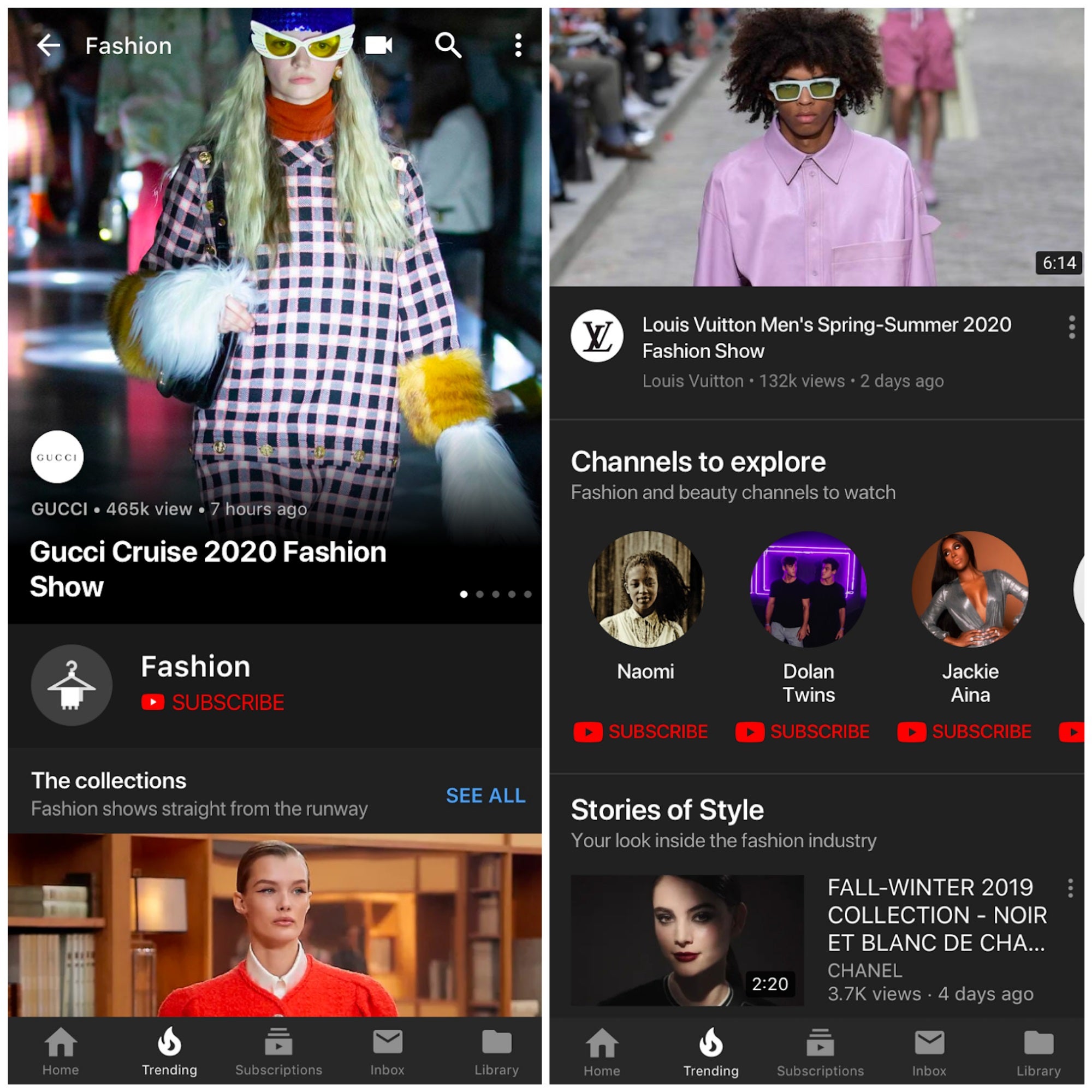 First look at YouTube 'Slash Fashion' platform on mobile