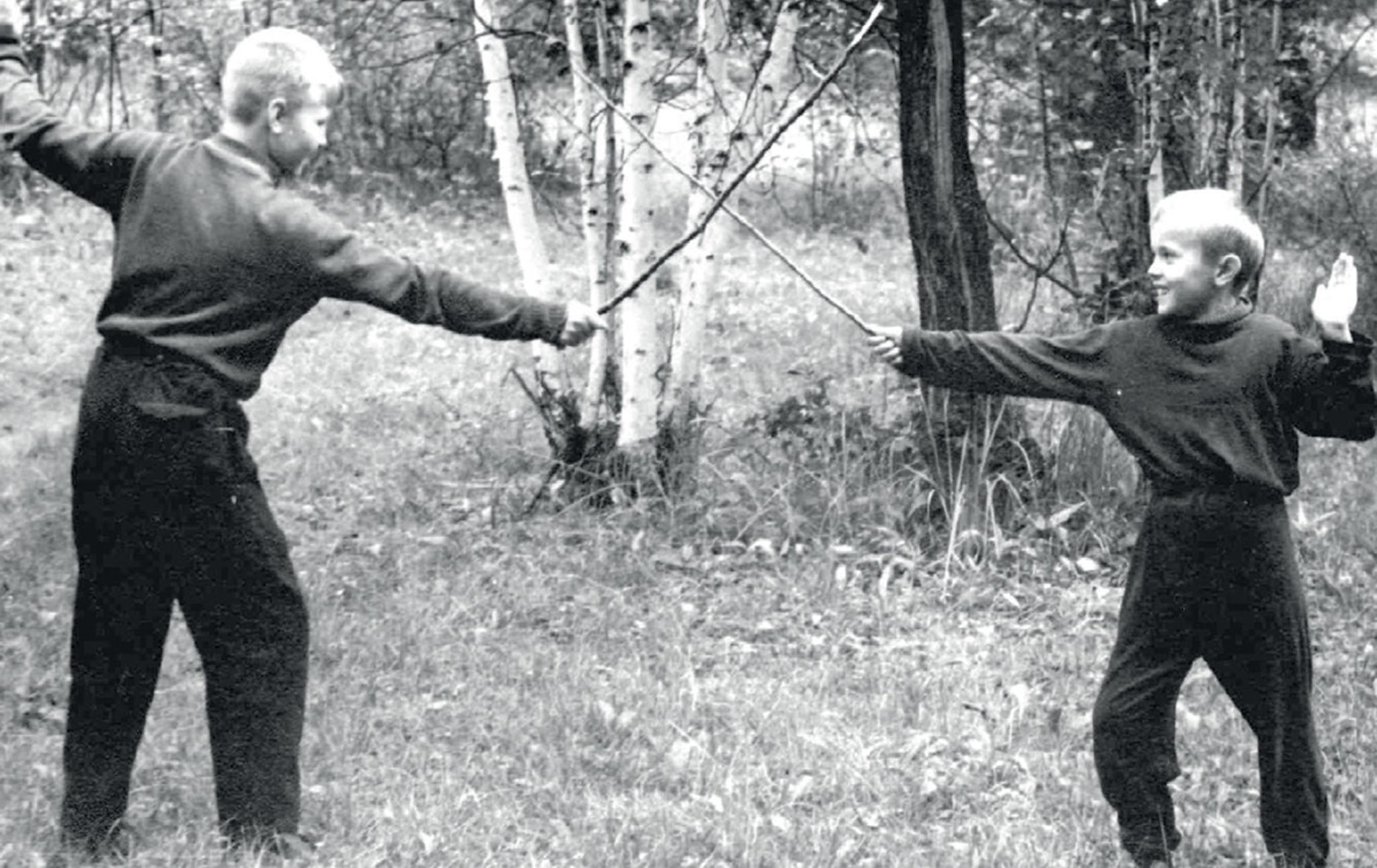 ‘I used to practise fencing with my older brother Alexey’