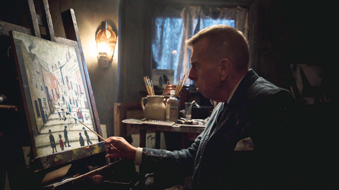 Spall as the painter in ‘Mrs Lowry &amp; Son’