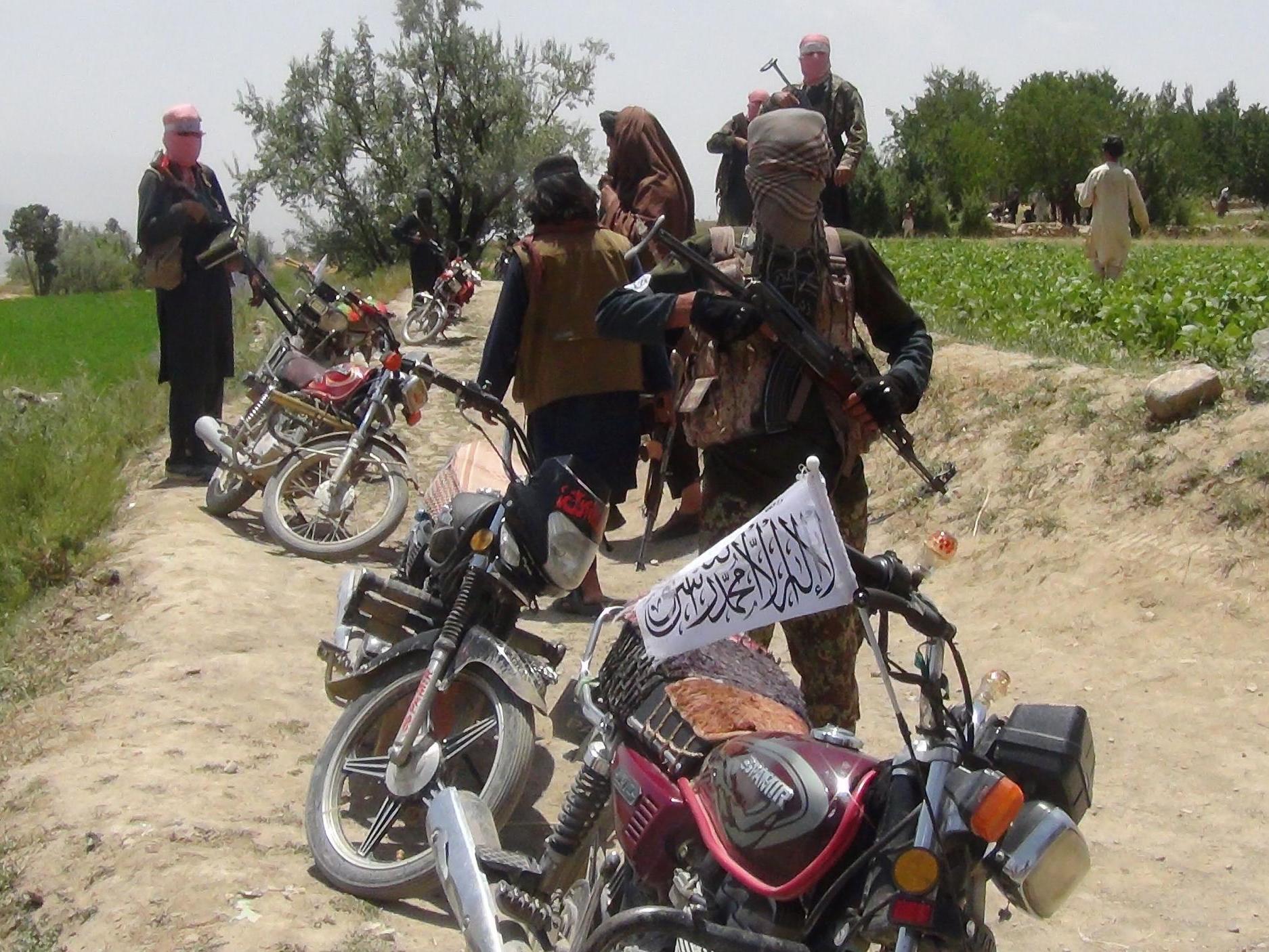 Taliban fighters photographed in Paktia