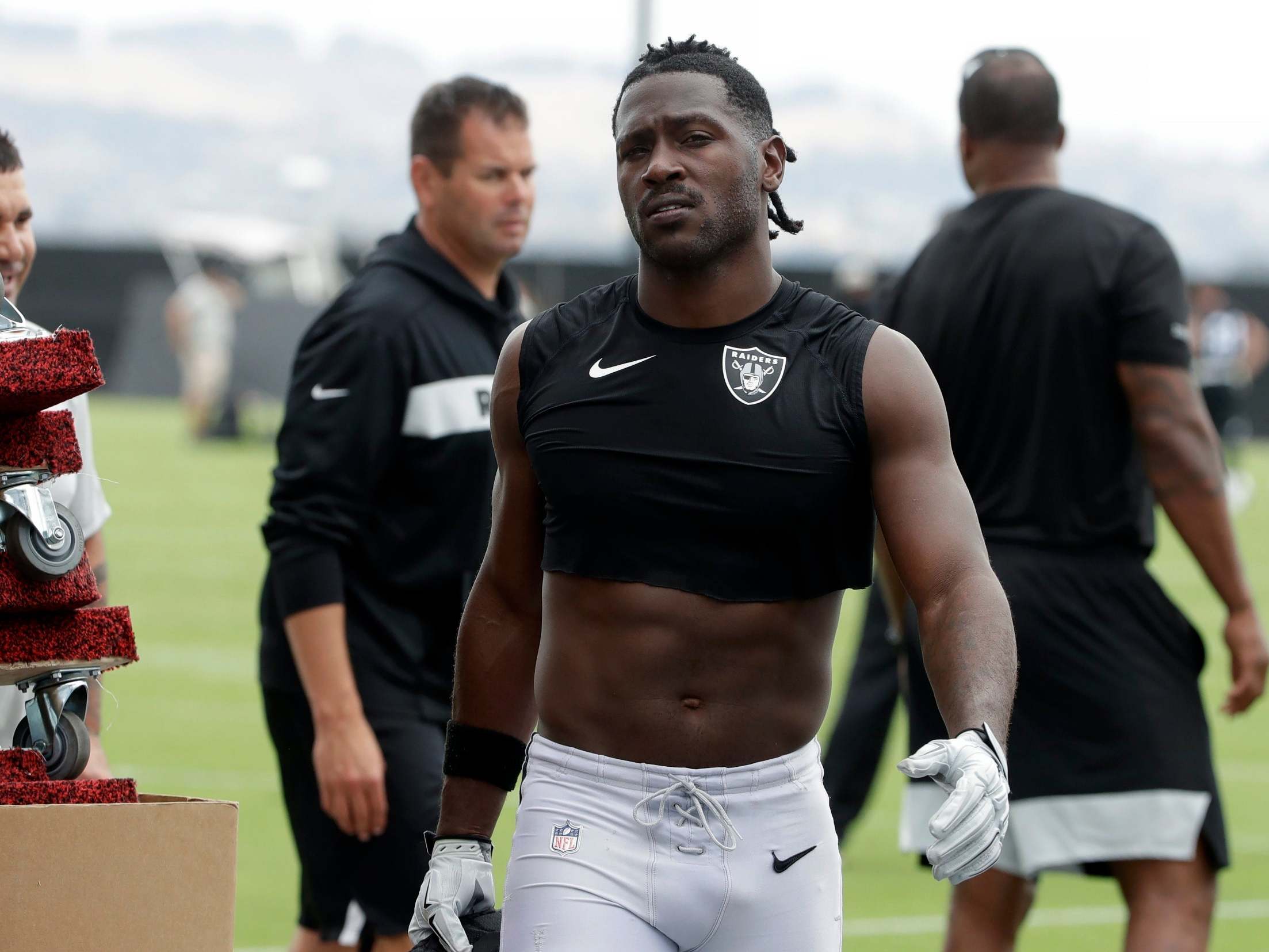 Antonio Brown was released by the Oakland Raiders