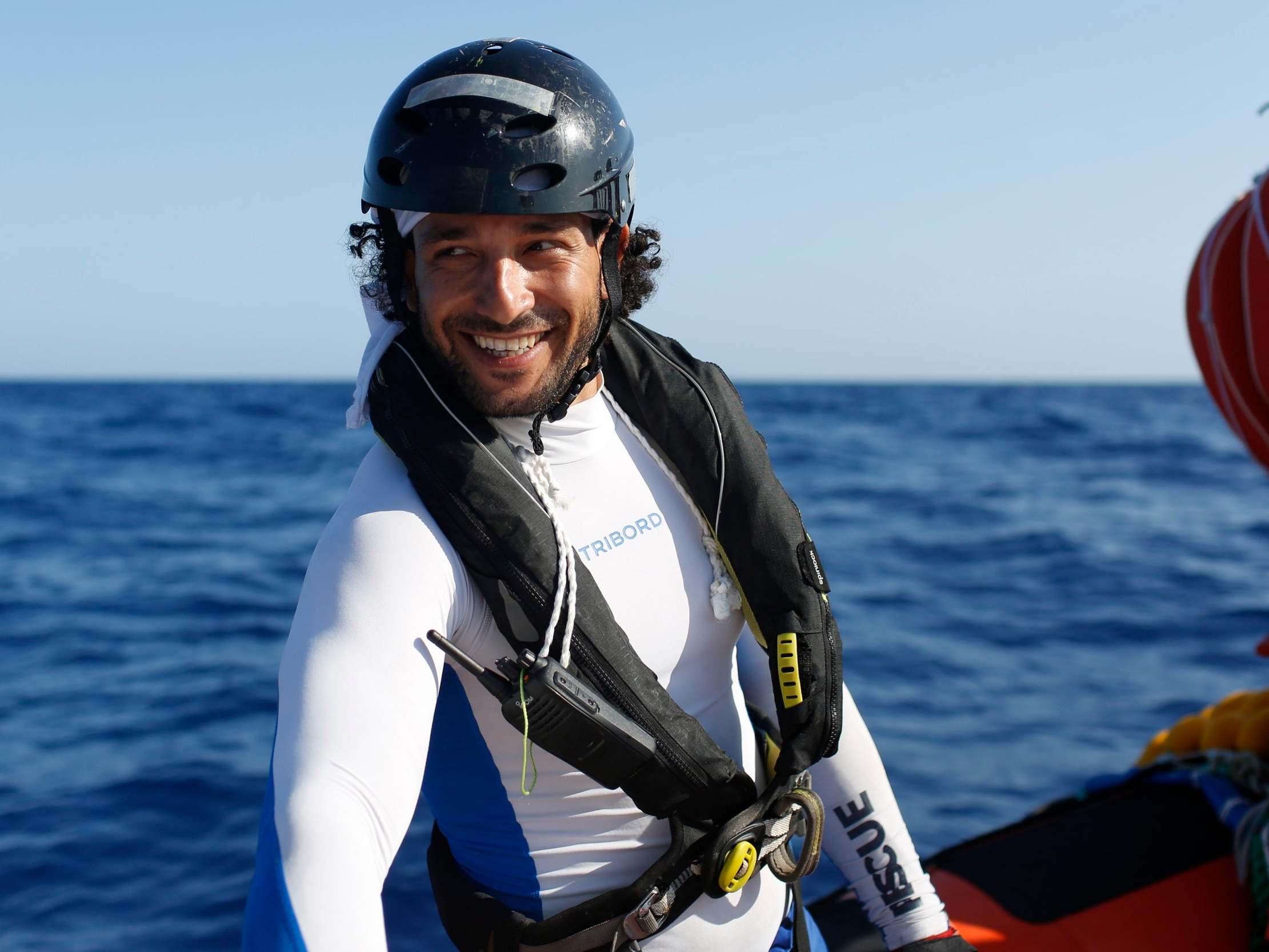 Hassan Ali Salem at sea