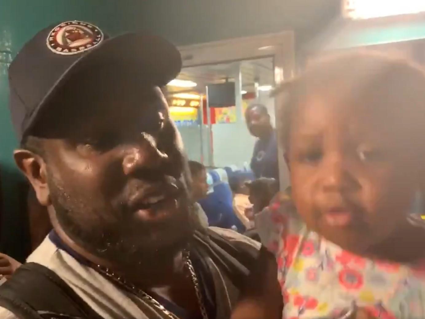 Renard Oliver and daughter