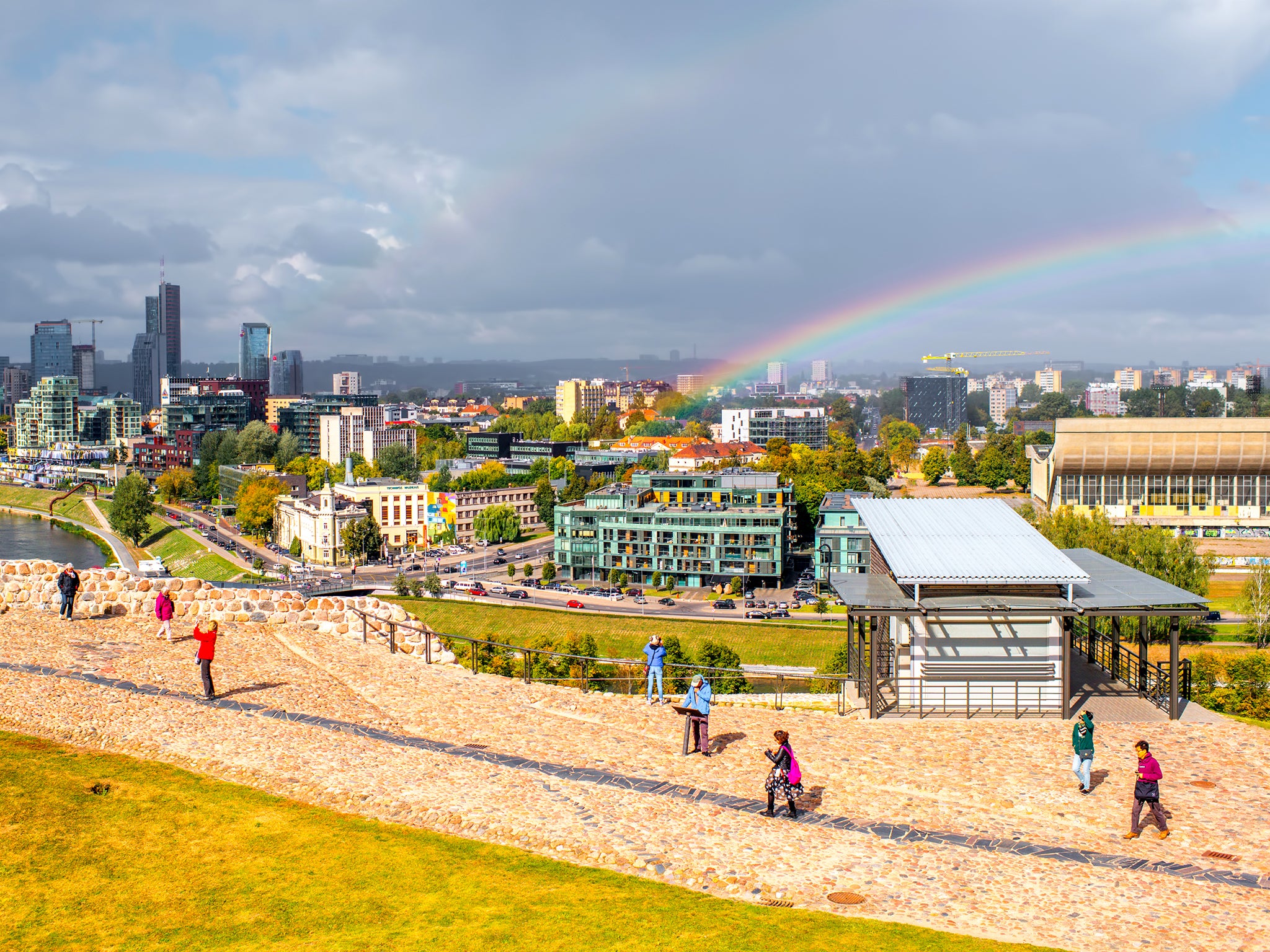 Today Vilnius is a vibrant city with liberal European values – but 45 years ago it was out of reach to tourists