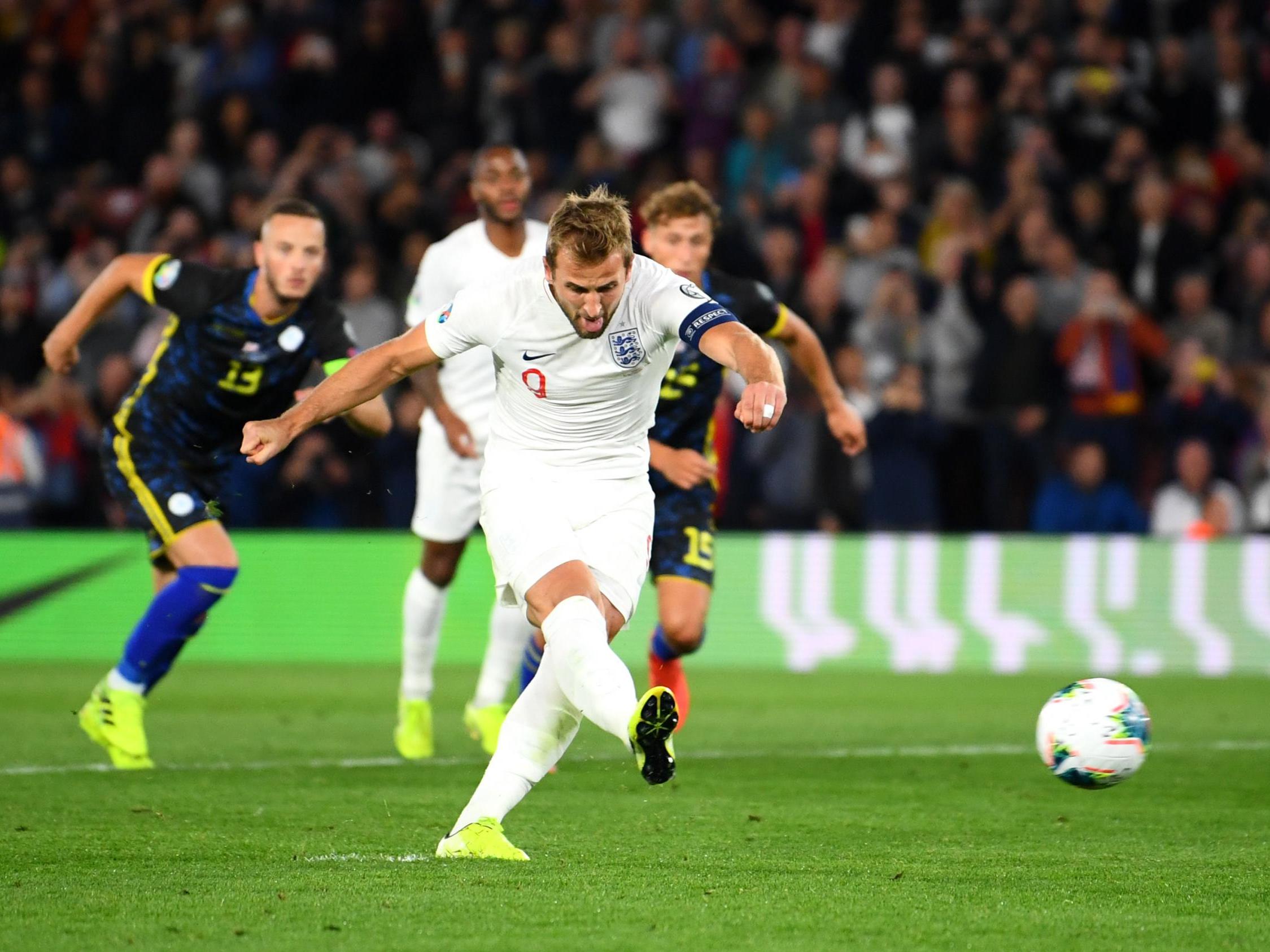 Harry Kane saw his penalty effort saved