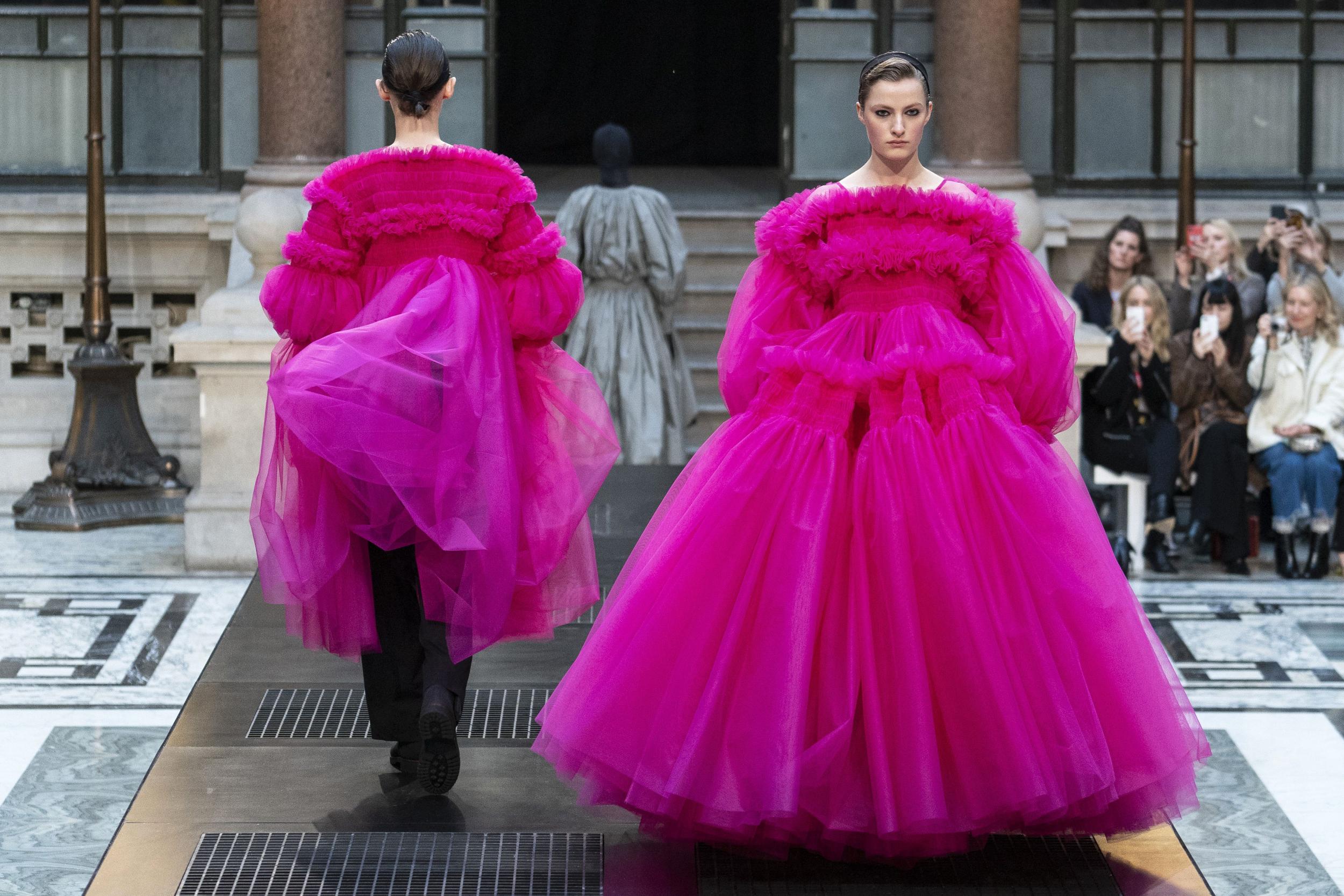 The finale gown at Molly Goddard’s autumn/winter 2019 show