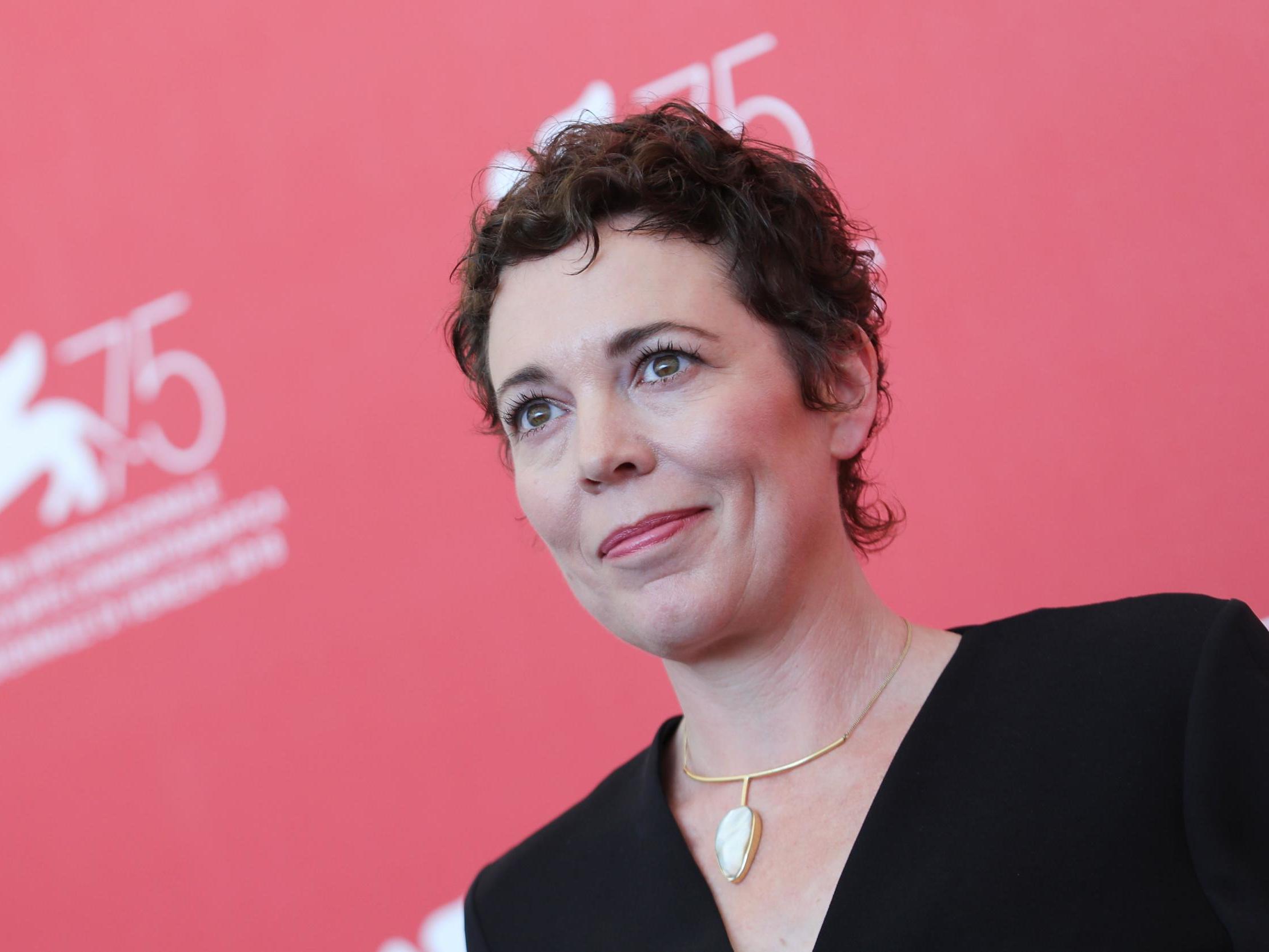 Olivia Colman at the 75th Venice Film Festival in 2018