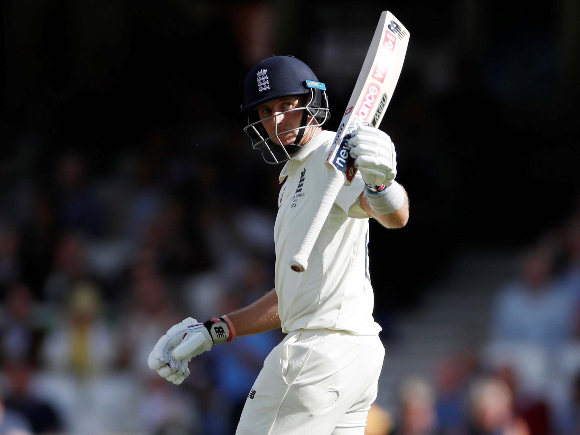 Root passed 50 before falling to Pat Cummins again